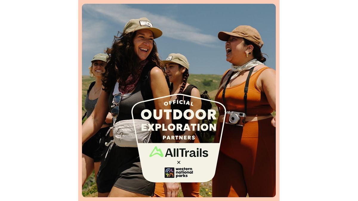 AllTrails Partners With Western National Parks Walking Post Western National Parks AllTrails Image 