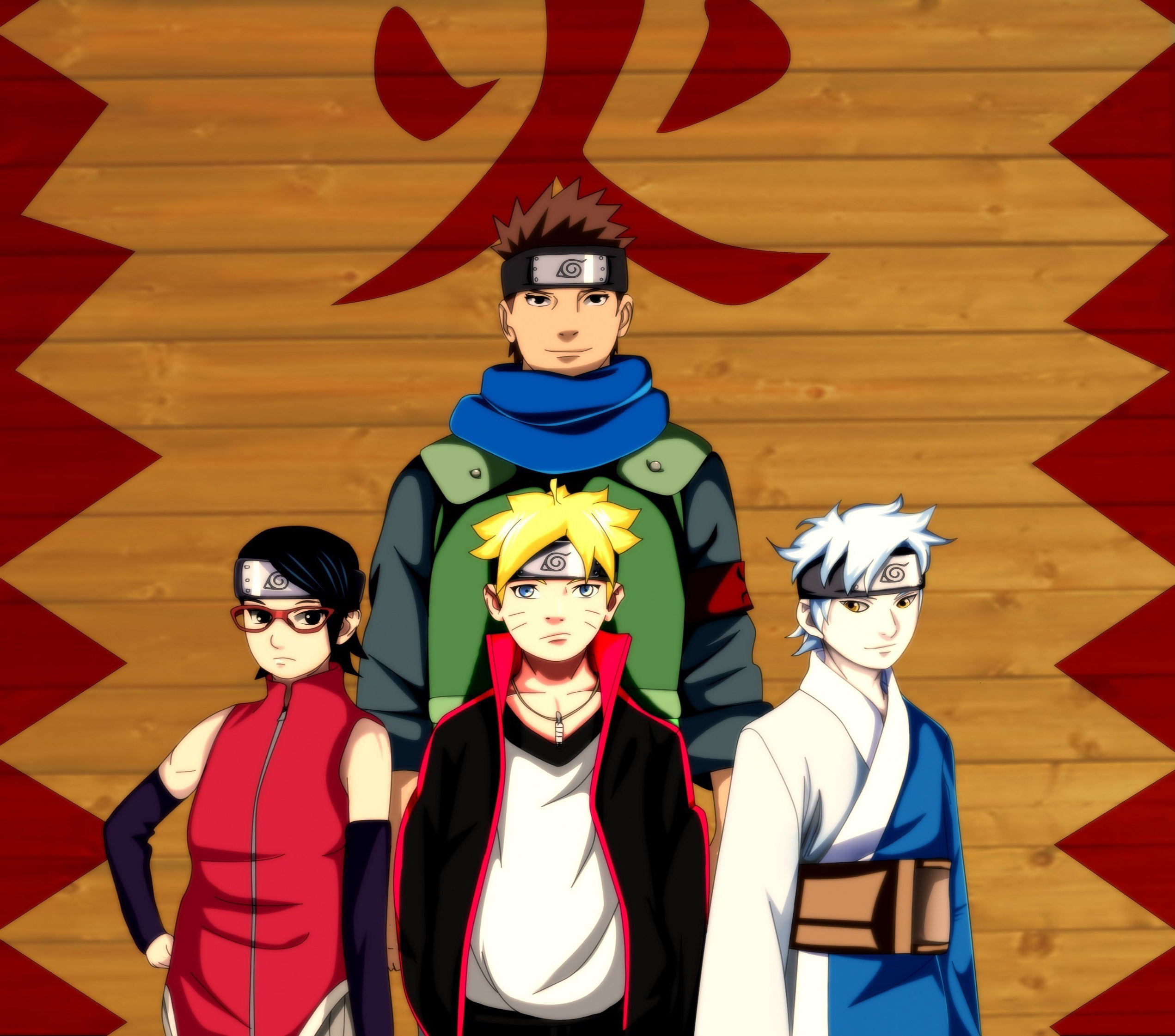 Phone wallpaper: Anime, Boruto: Naruto The Movie, Boruto Uzumaki,  Konohamaru Sarutobi, Mitsuki (Naruto), Naruto, Sarada Uchiha 367017