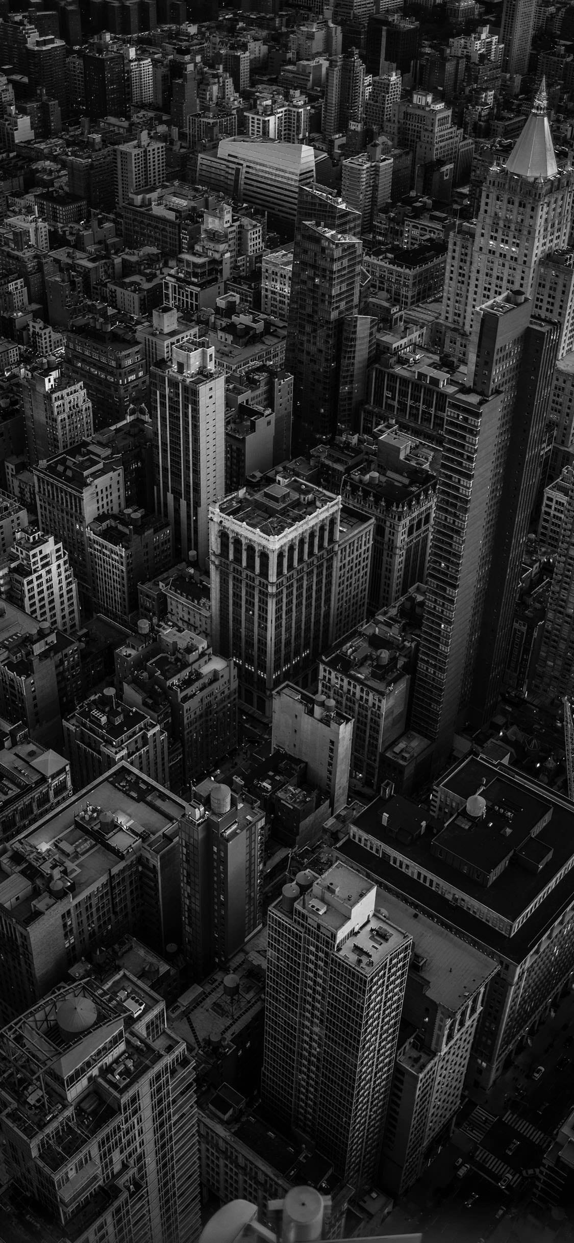 Black And White City Iphone Wallpaper