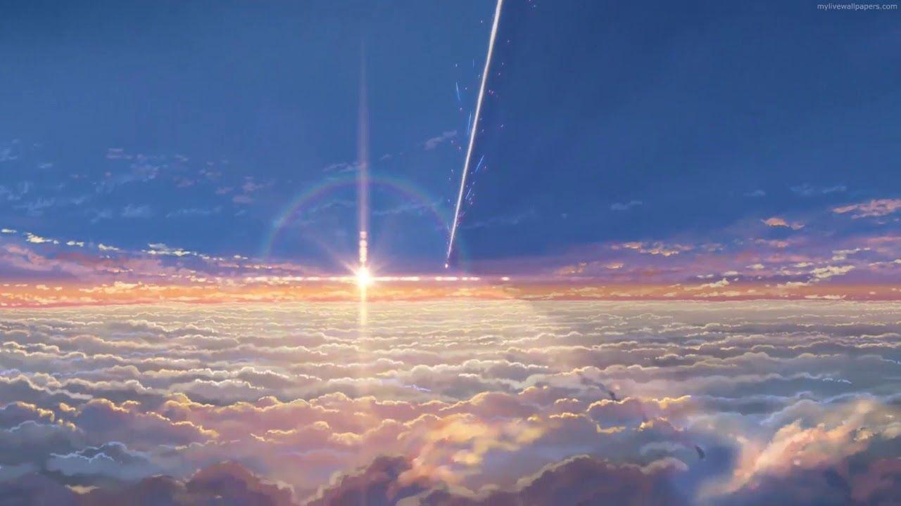 In this cloud animated wallpaper, we find ourselves high above the ground. Anime Cloud Wallpapers Top Free Anime Cloud Backgrounds Wallpaperaccess