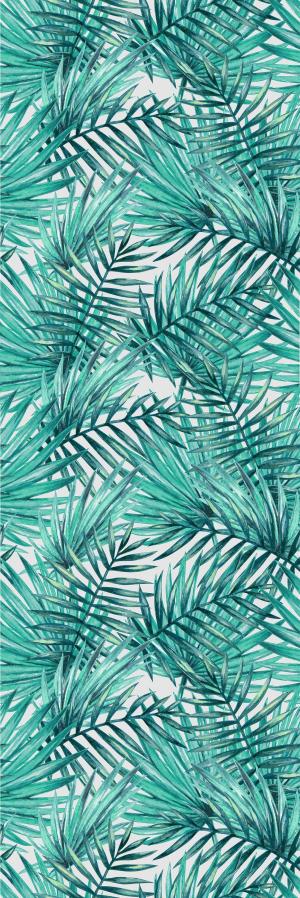 palm tropical leaves leaf watercolor wallpapers removable wallpaperaccess yeager peel seamless stick roll