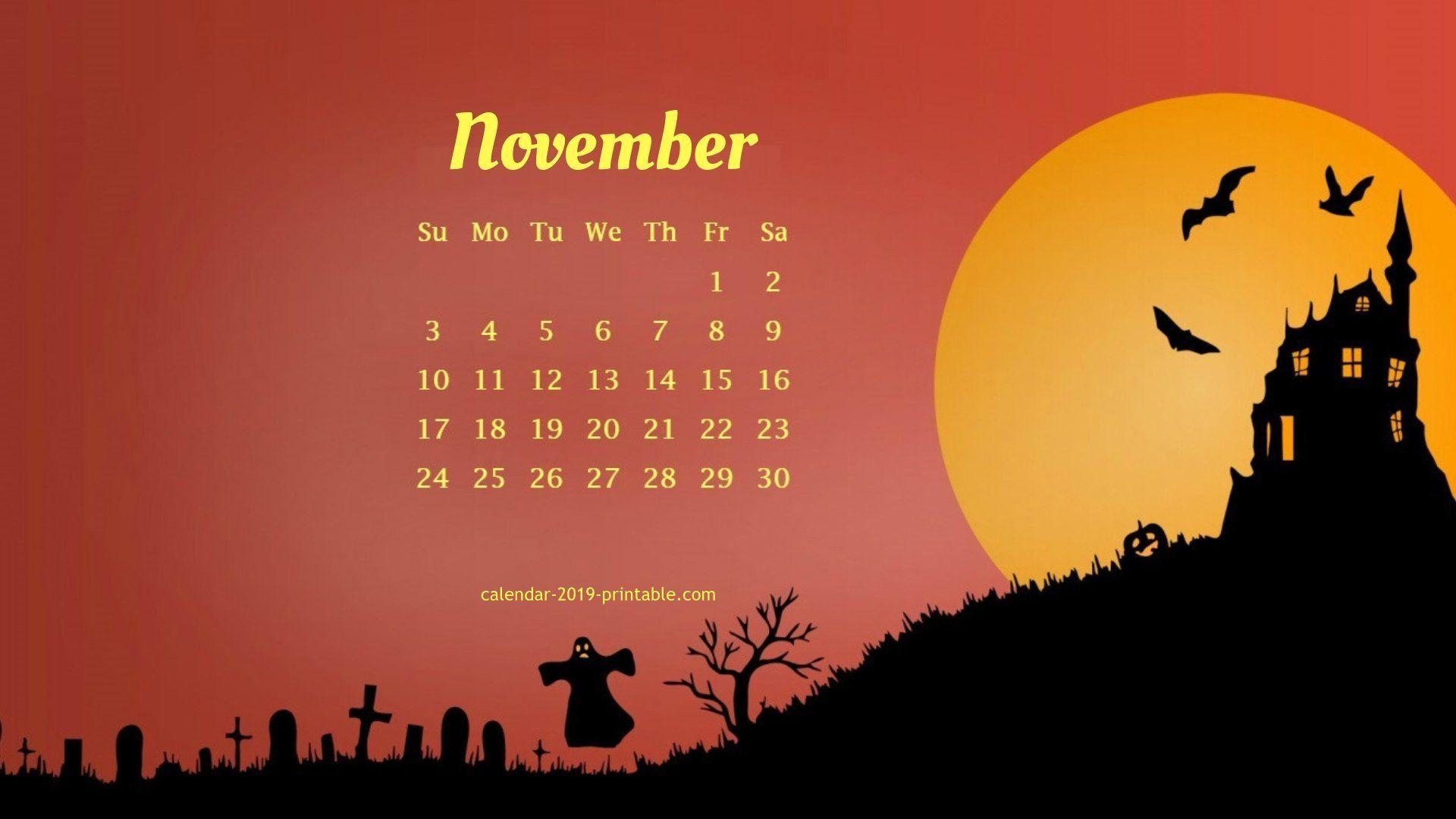 Download Gratuito immagini November 2019 Calendar Wallpapers Top Free November 2019 aggiornato saluti