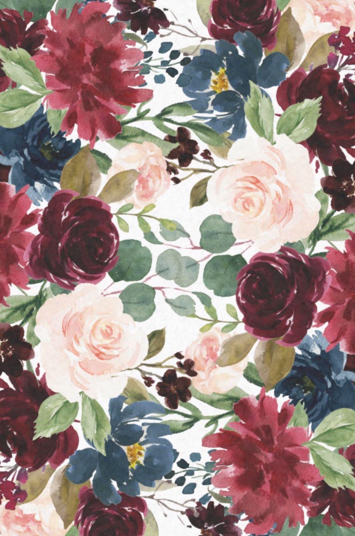 Buy navy burgundy watercolor floral thank you cards (50) on amazon.com ✓ free shipping on qualified orders. Burgundy Flowers Wallpapers Top Free Burgundy Flowers Backgrounds Wallpaperaccess