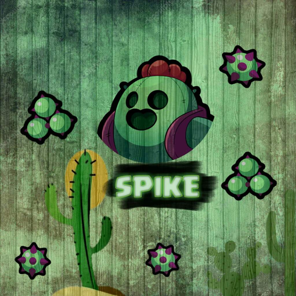 Spike Brawl Stars Wallpapers Top Free Spike Brawl Stars Backgrounds Wallpaperaccess