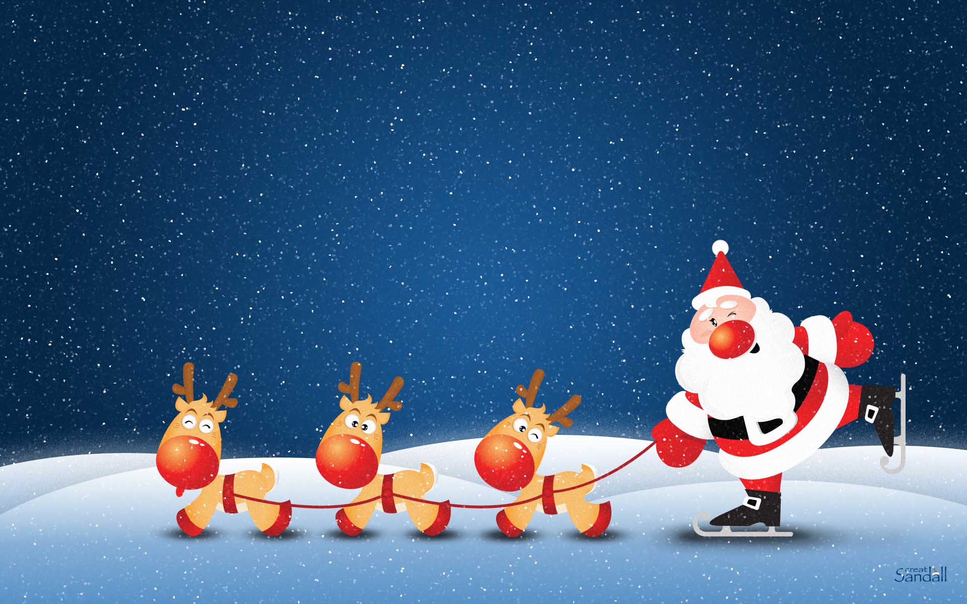 Santa arriving with christmas presents christmas images free, merry christmas. Cute Santa Wallpapers Top Free Cute Santa Backgrounds Wallpaperaccess
