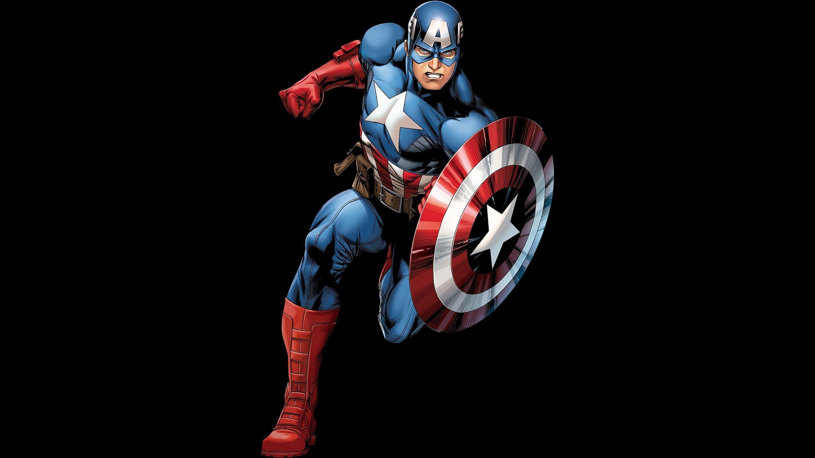 Captain America Cartoon Wallpapers Top Free Captain America Cartoon Backgrounds Wallpaperaccess