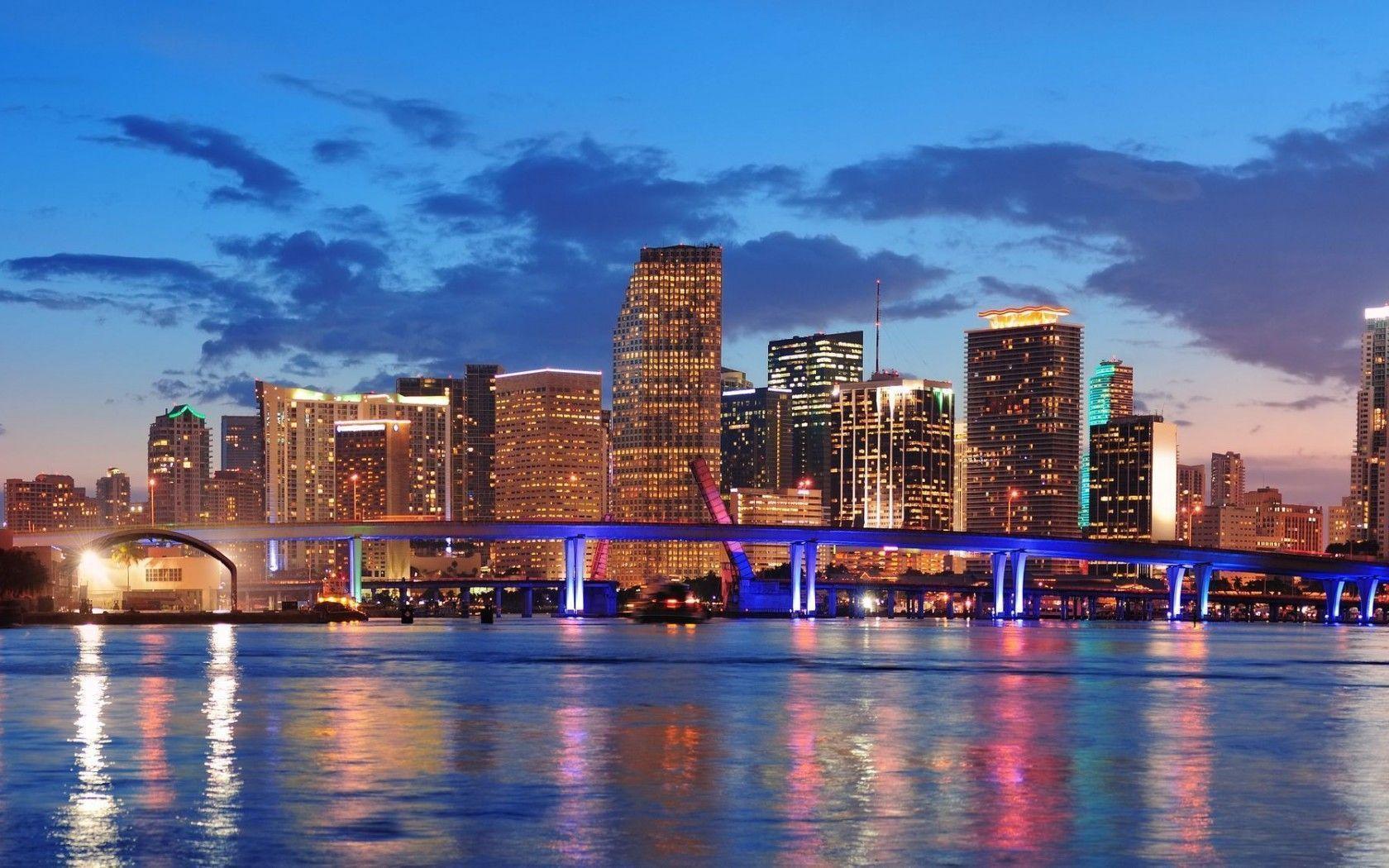 Miami skyline wallpapers