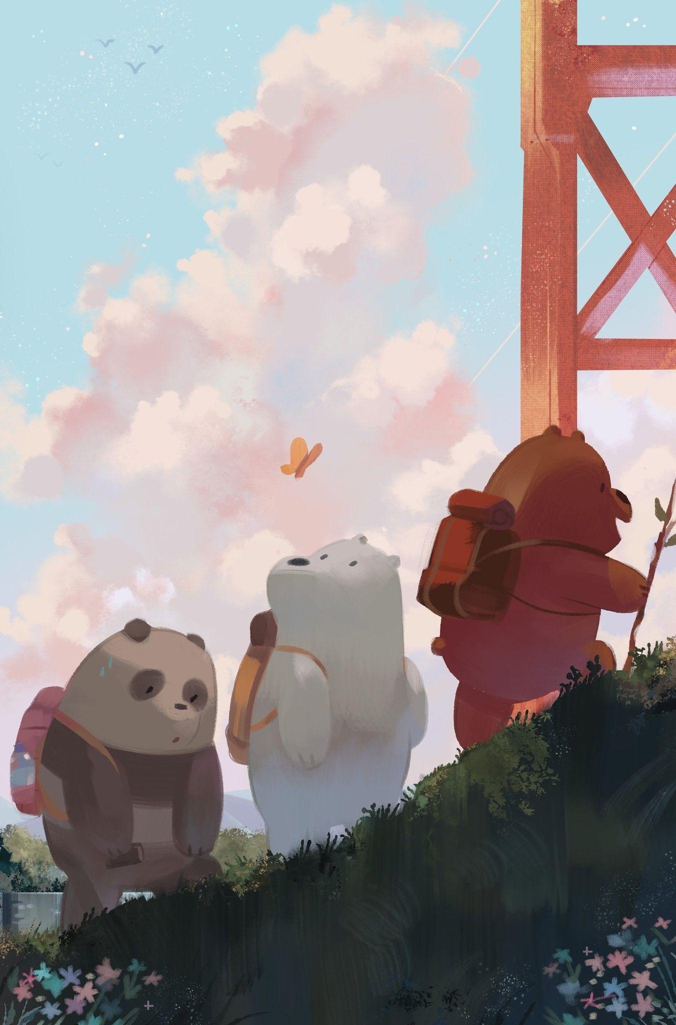 We Bare Bears Aesthetic Wallpapers Top Free We Bare Bears Aesthetic Backgrounds Wallpaperaccess