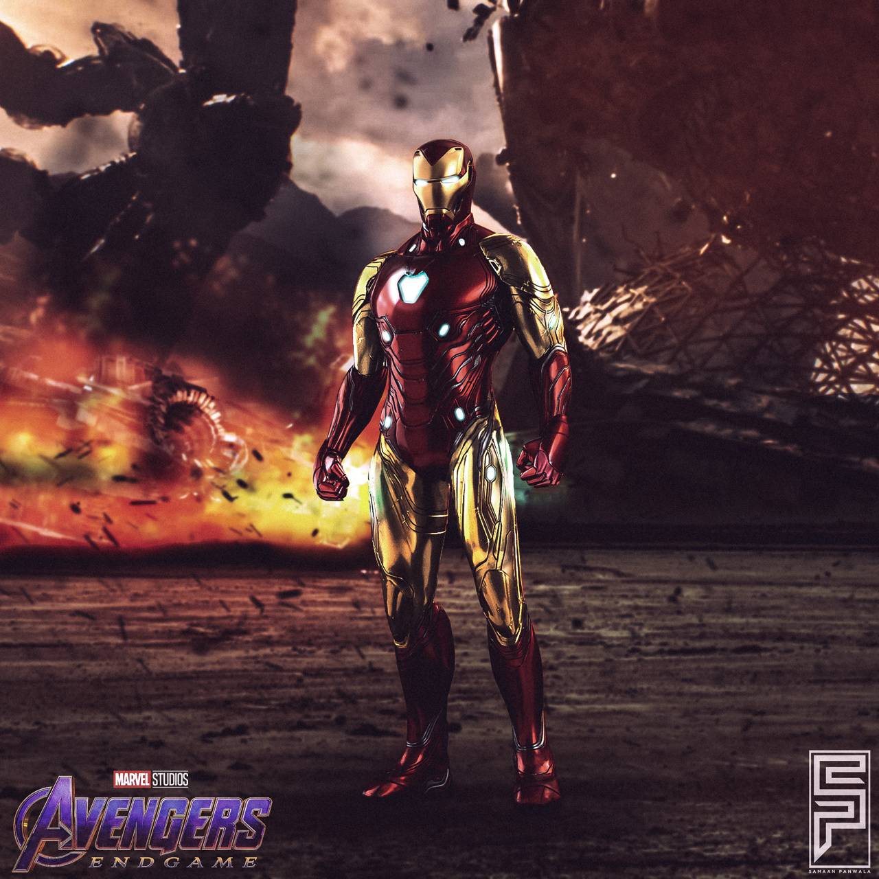 Iron Man Mark 85 Minecraft Skin