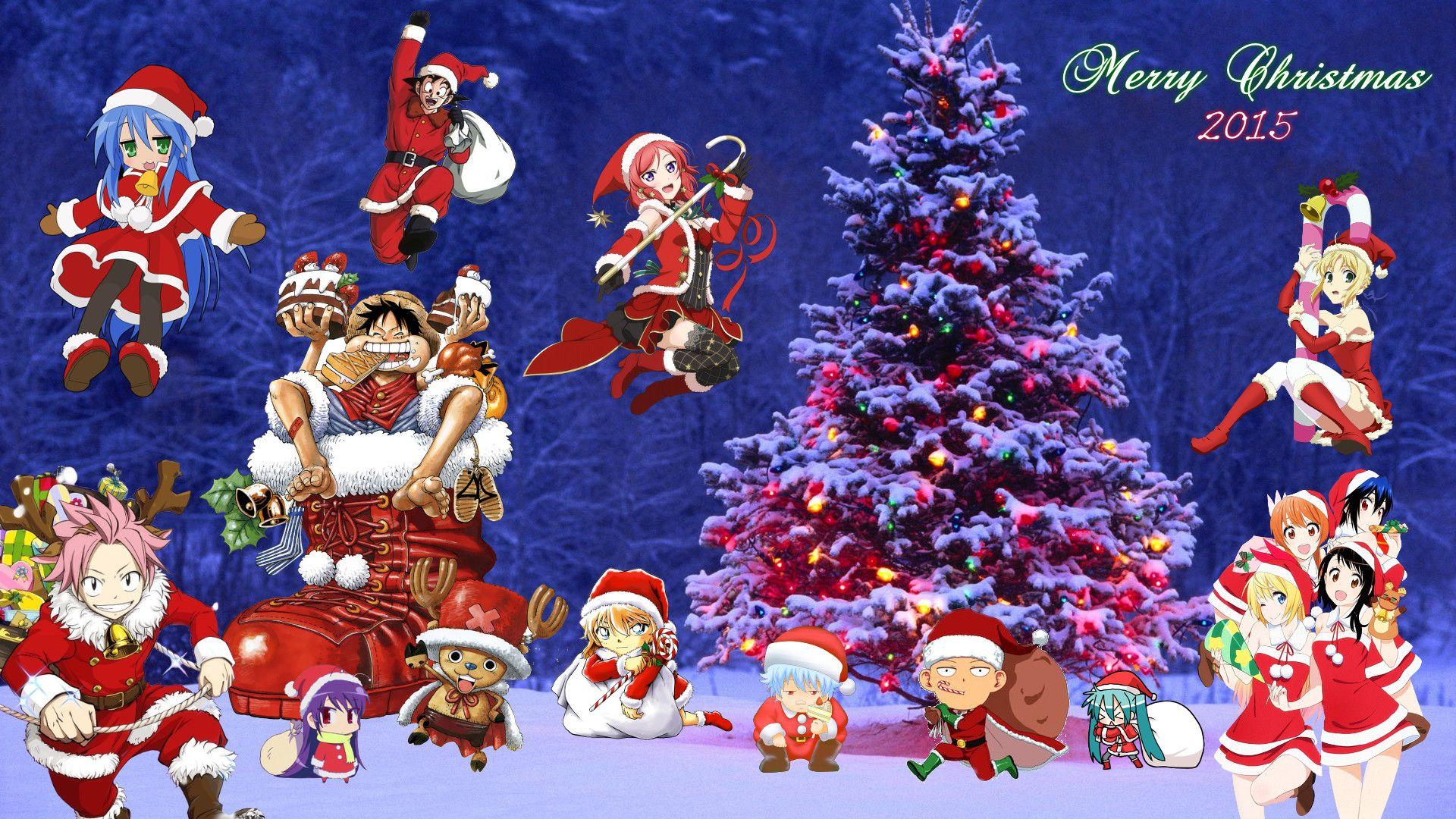 Merry christmas anime wallpapers