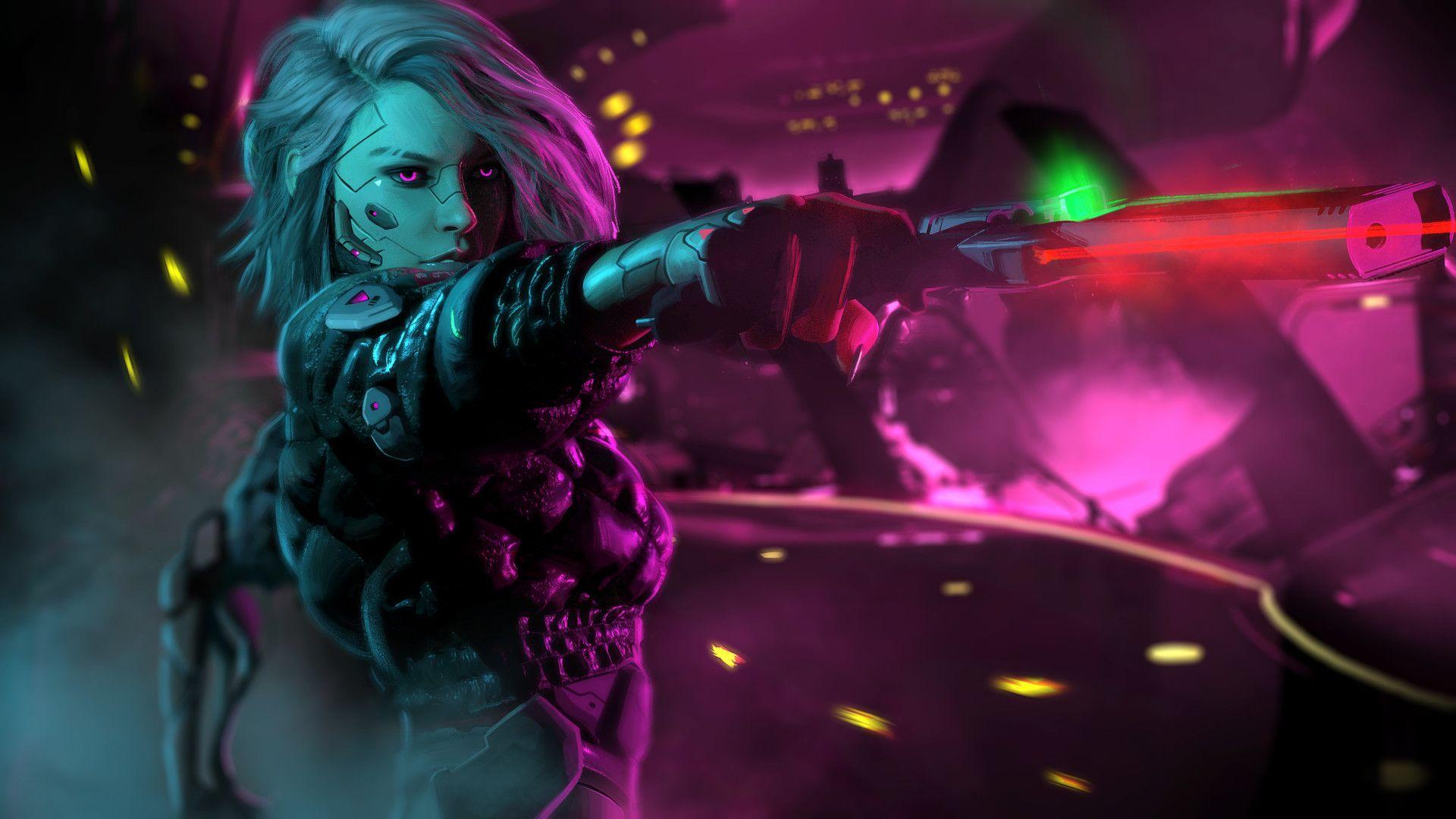 3000x2408 women futuristic cyberpunk wallpaper resolution: Cyberpunk Girl Wallpapers Top Free Cyberpunk Girl Backgrounds Wallpaperaccess