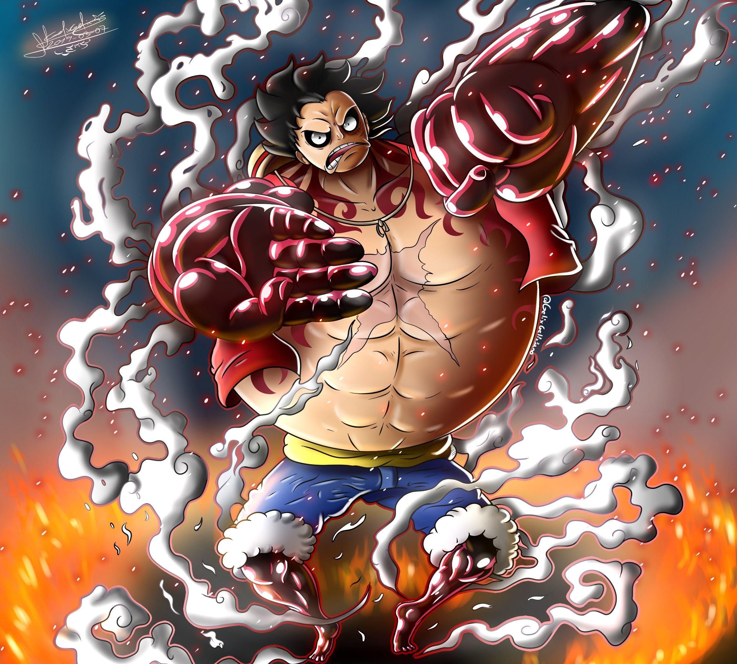 [43+] gear 4 snake man gear 4 fond d ecran one piece luffy on luffy snake man wallpapers