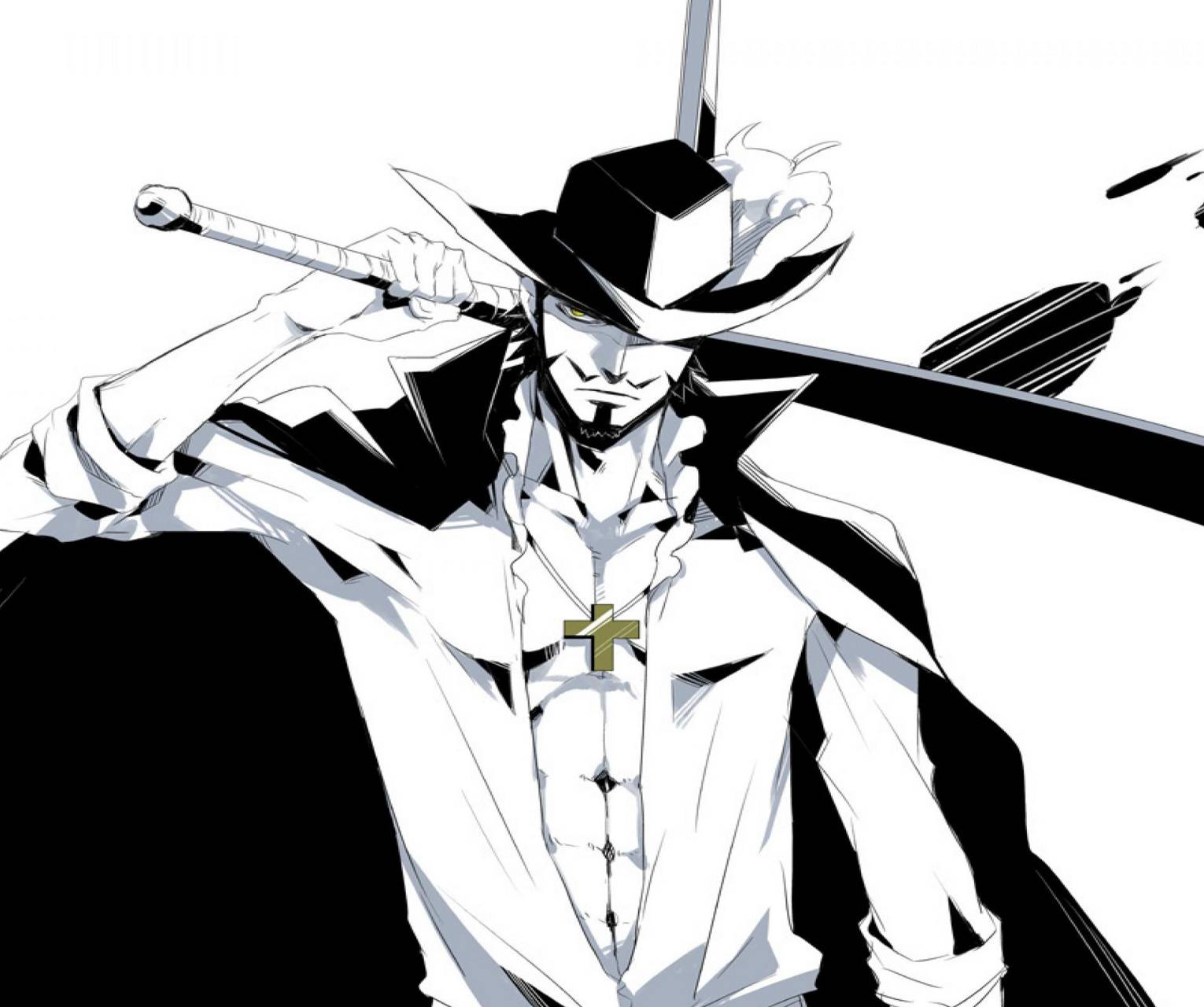 Dracule Mihawk 4k Ultra Fond D Ef Bf Bdcran Hd One Piece 4k 8k Hd Wallpaper