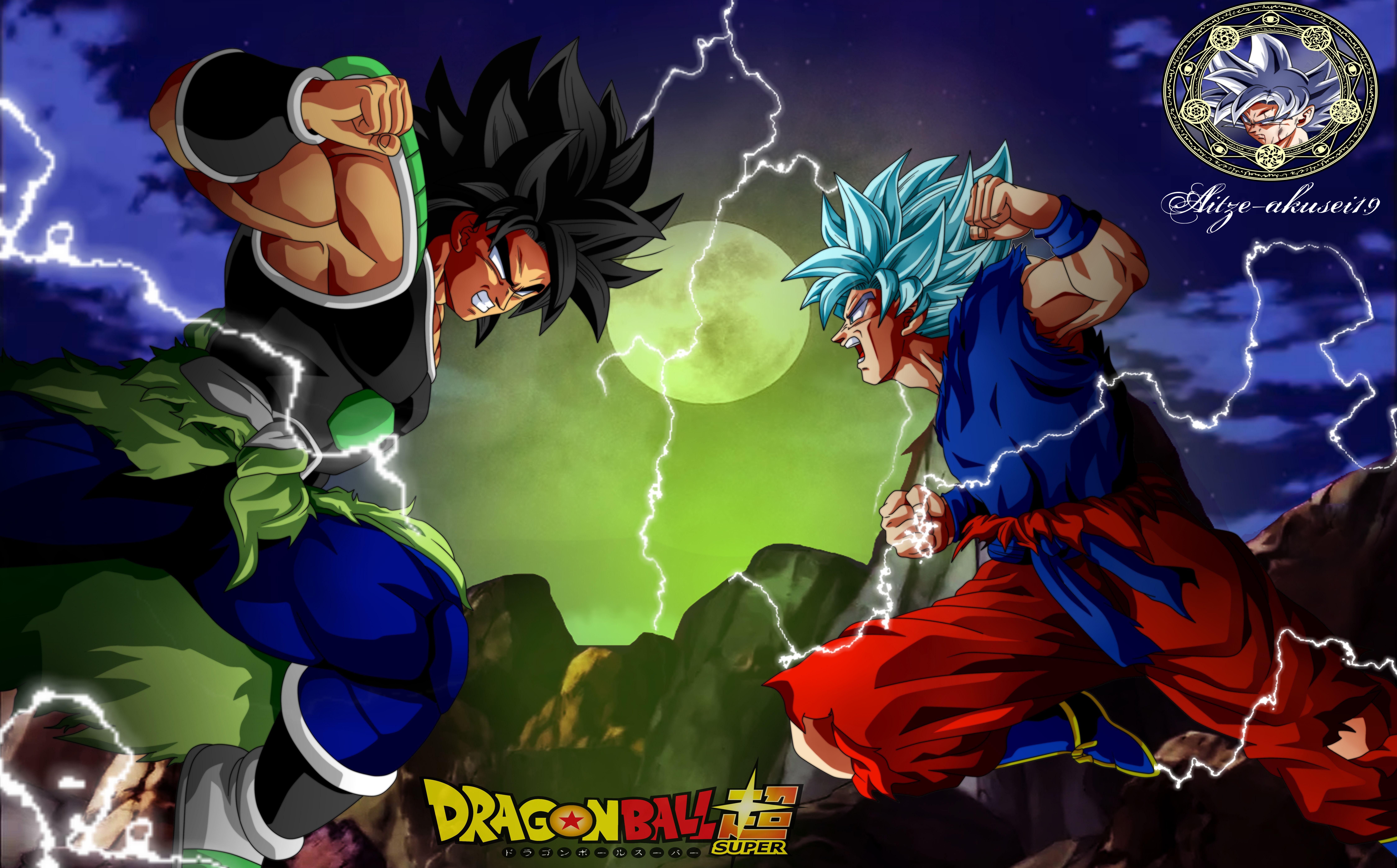 Goku vs broly wallpapers high resolution backgrounds