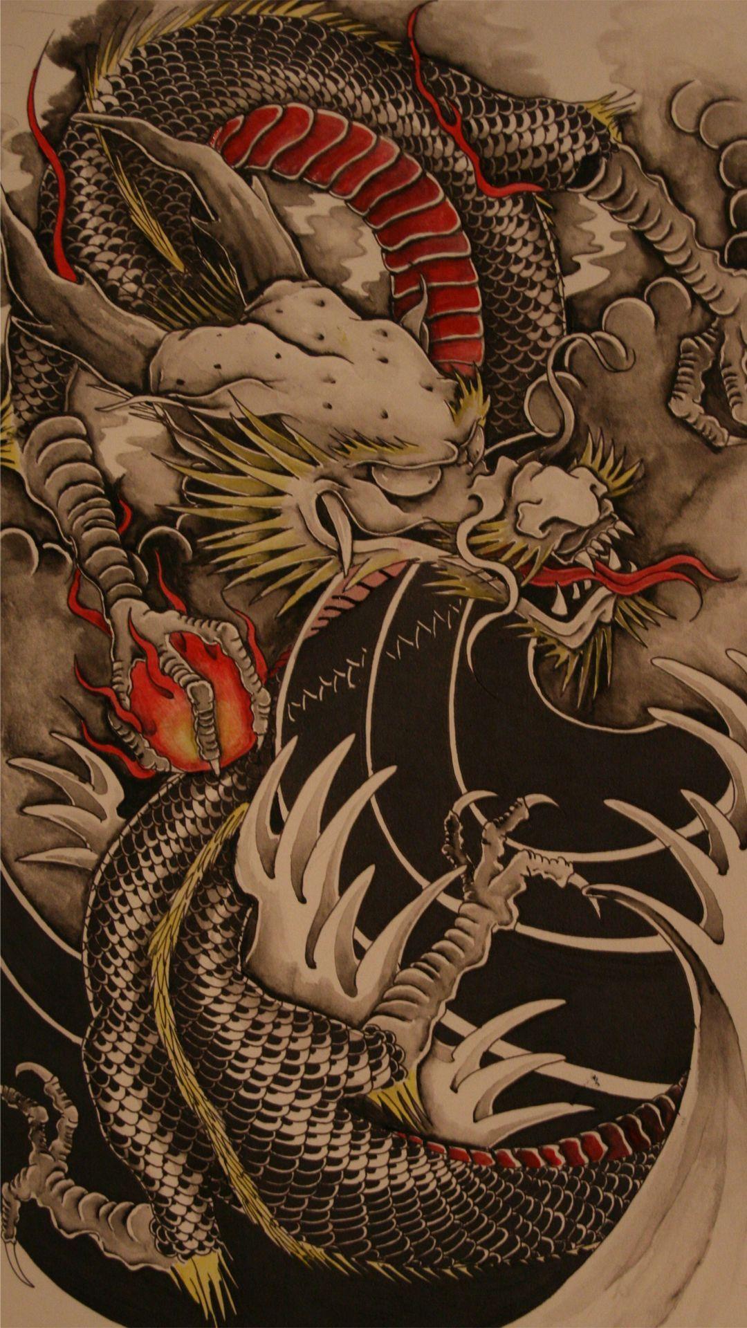 Japanese Dragon Iphone Wallpapers