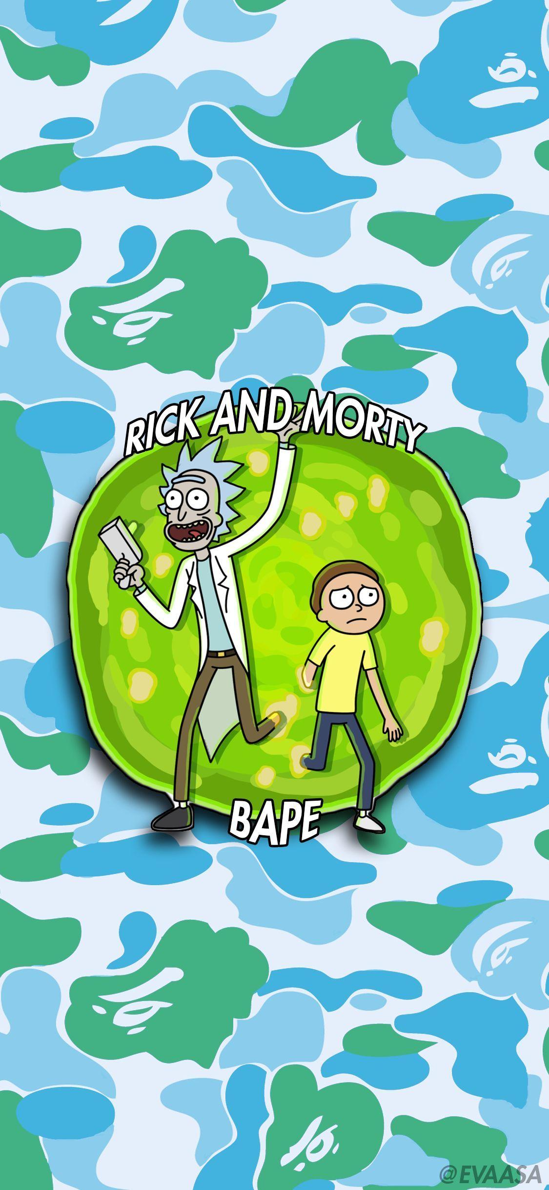 Ottieni immagini Rick And Morty Supreme Wallpapers Top Free Rick And Morty aggiornato saluti