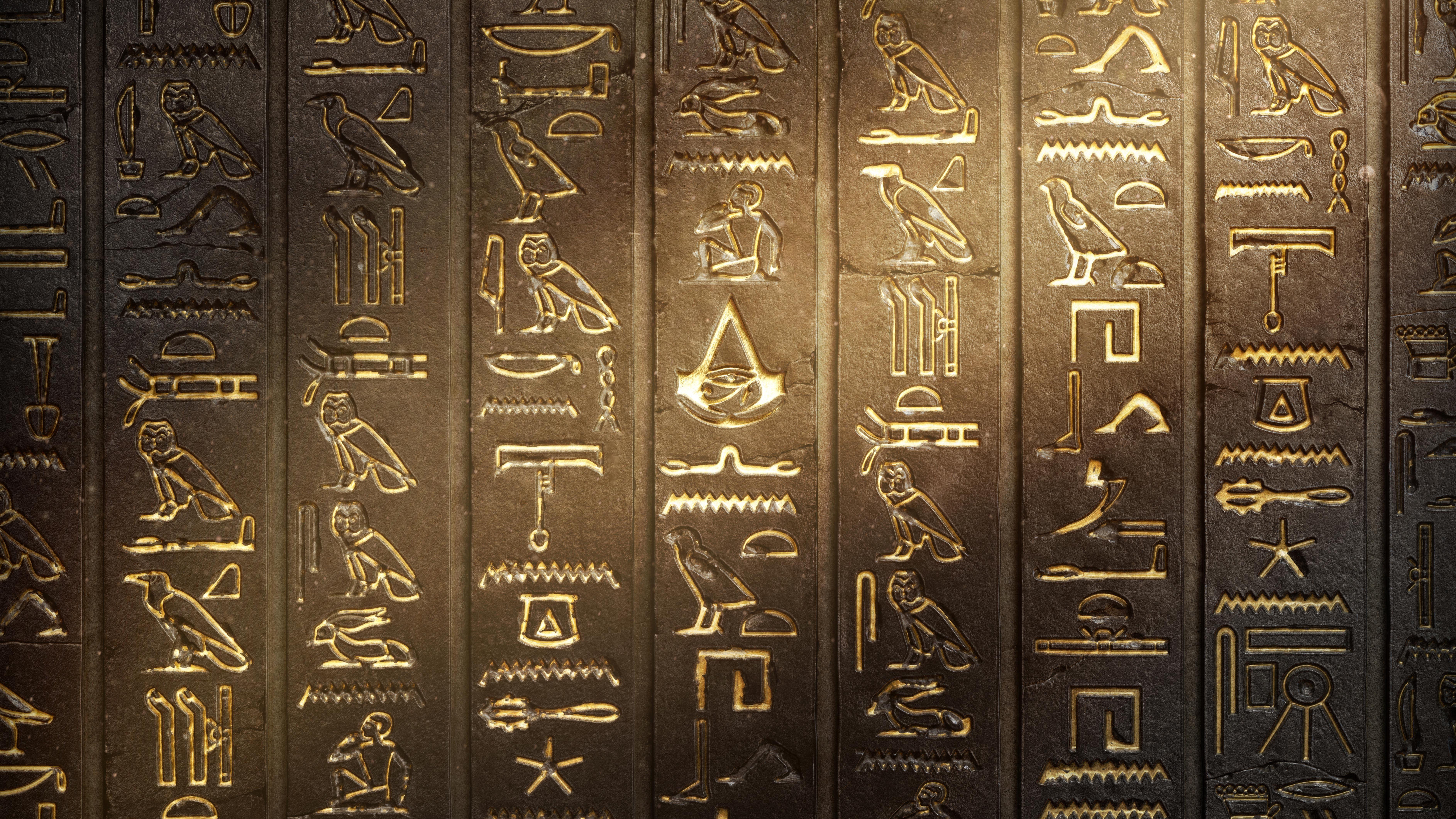 Assassin s creed origins hieroglyphs hd live wallpaper for pc is a cross between a screensaver and desktop wallpaper. Â¸Assassin's Creed Origins Wallpapers - Top Free Â¸Assassin's Creed