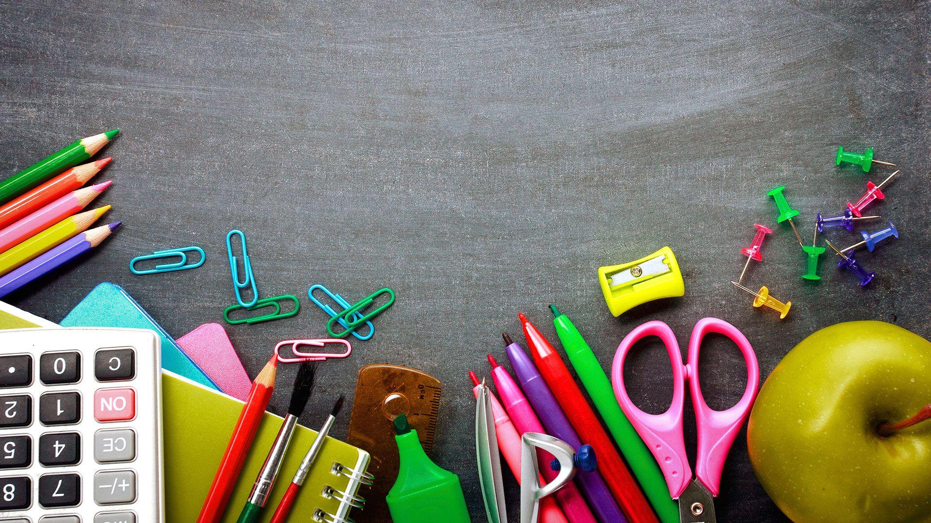 School supplies wallpapers