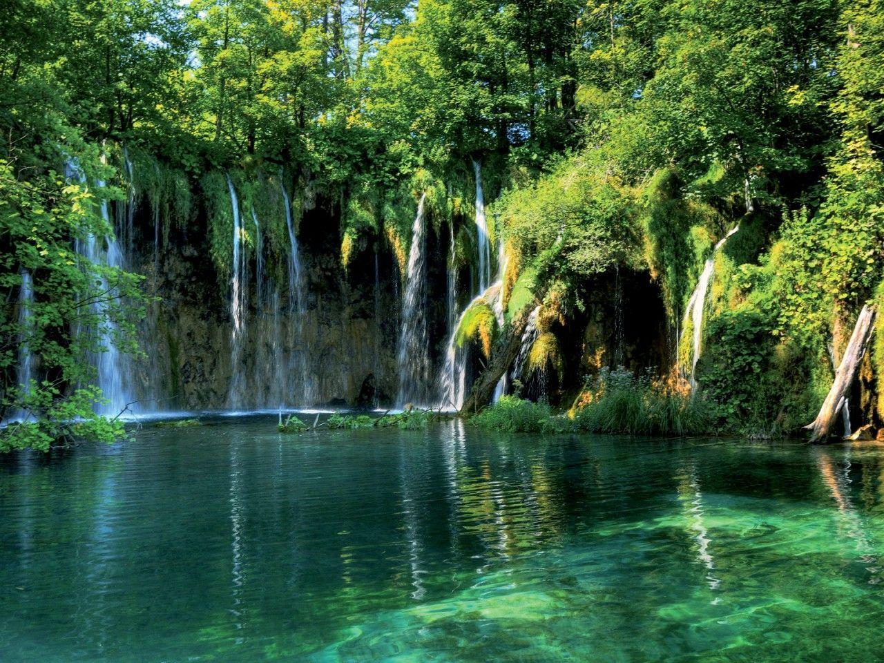 Tropical waterfall wallpapers