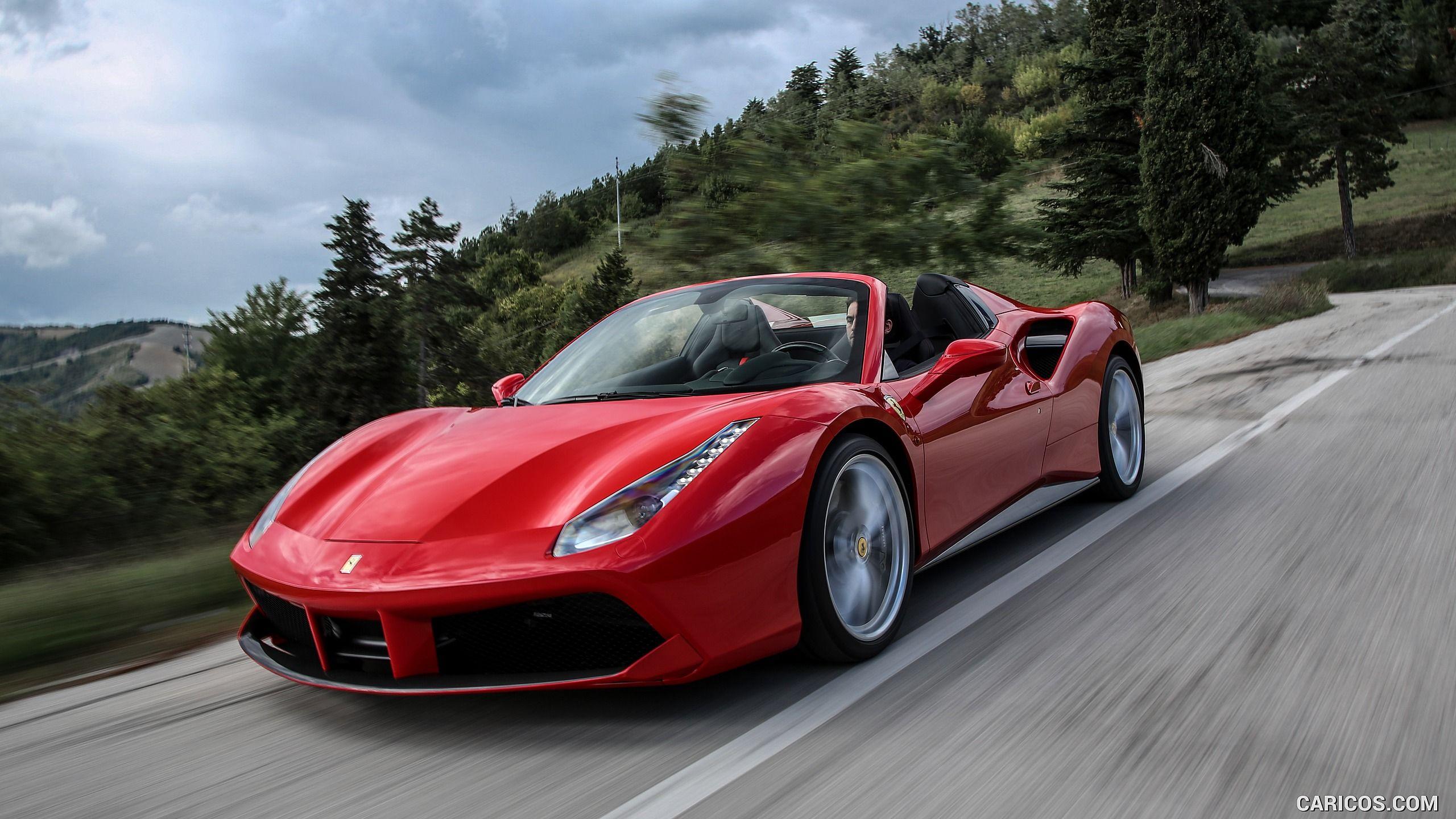 Merah ferrari 328 gts convertible coupe, ferrari, gts, f355, 1994, samping, wallpaper hd&nbsp;. Ferrari 488 Spider Wallpapers Top Free Ferrari 488 Spider Backgrounds Wallpaperaccess