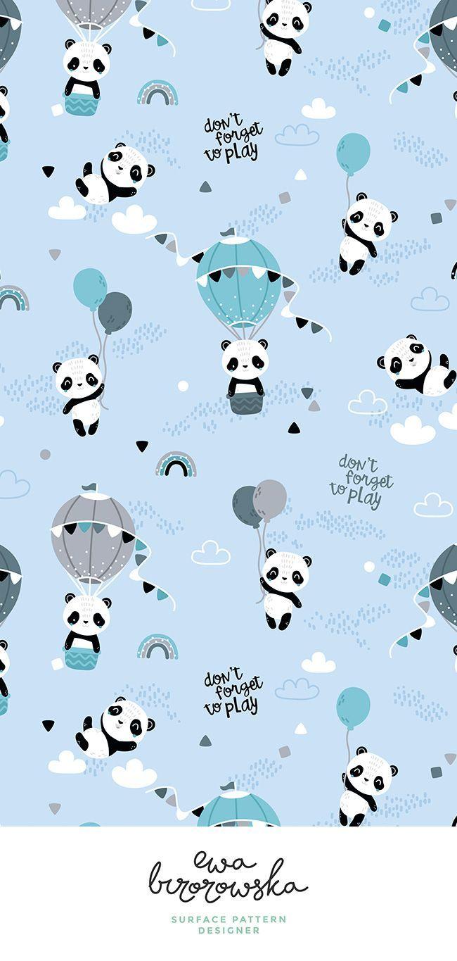 Cute Blue Panda Wallpapers Top Free Cute Blue Panda Backgrounds Wallpaperaccess