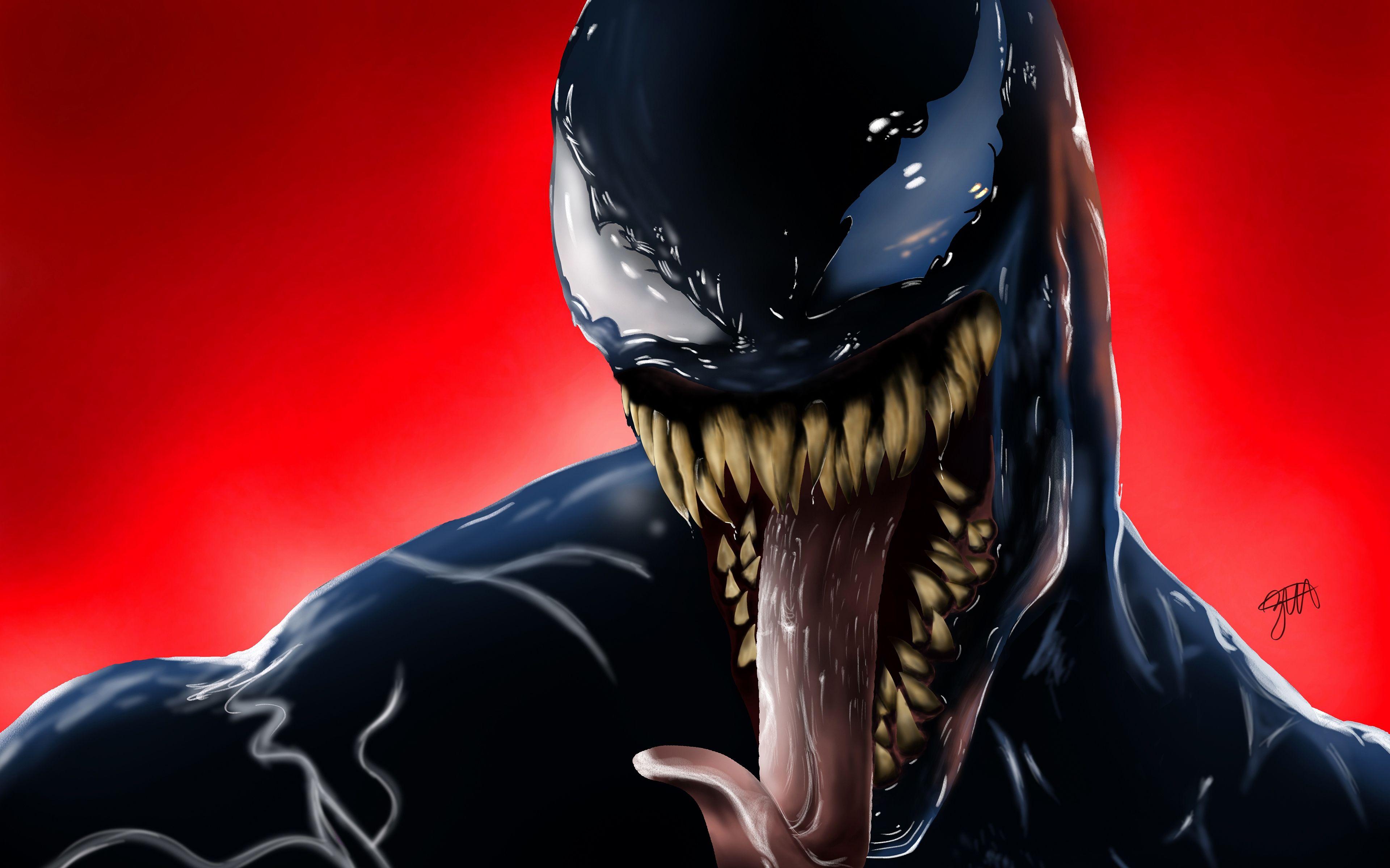 Red Venom Wallpapers Top Free Red Venom Backgrounds Wallpaperaccess