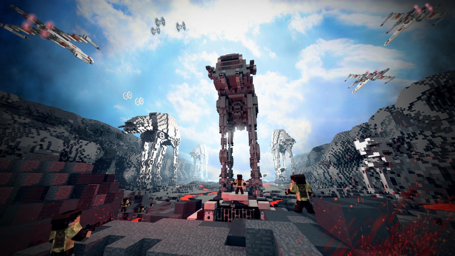 Minecraft star wars wallpapers