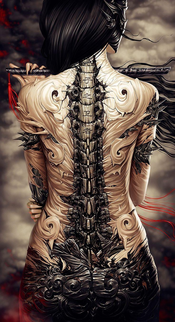 Anime Girl Tattoo Wallpapers Top Free Anime Girl Tattoo Backgrounds Wallpaperaccess