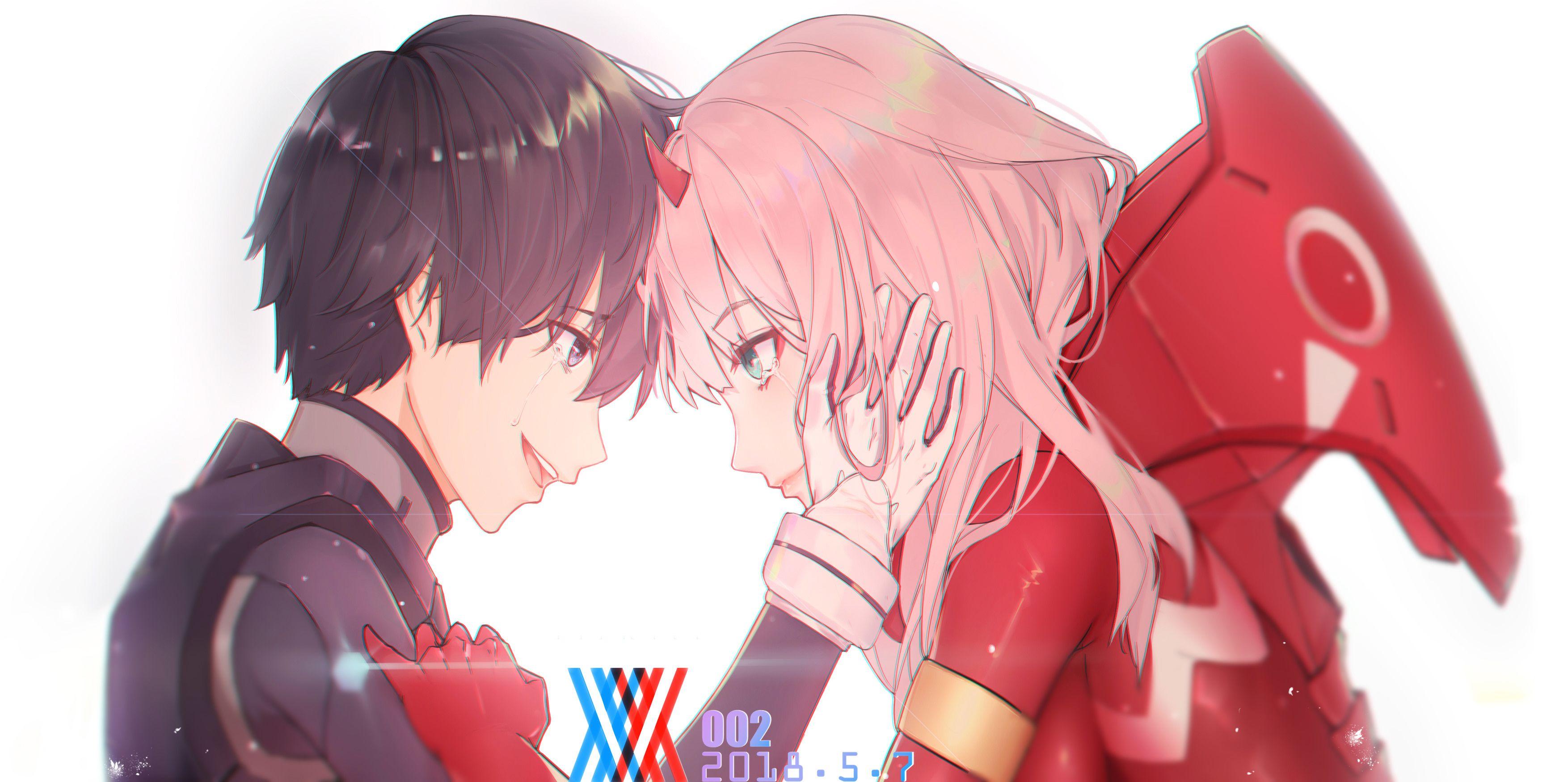 Zero Two And Hiro Wallpapers Top Free Zero Two And Hiro Backgrounds Wallpaperaccess