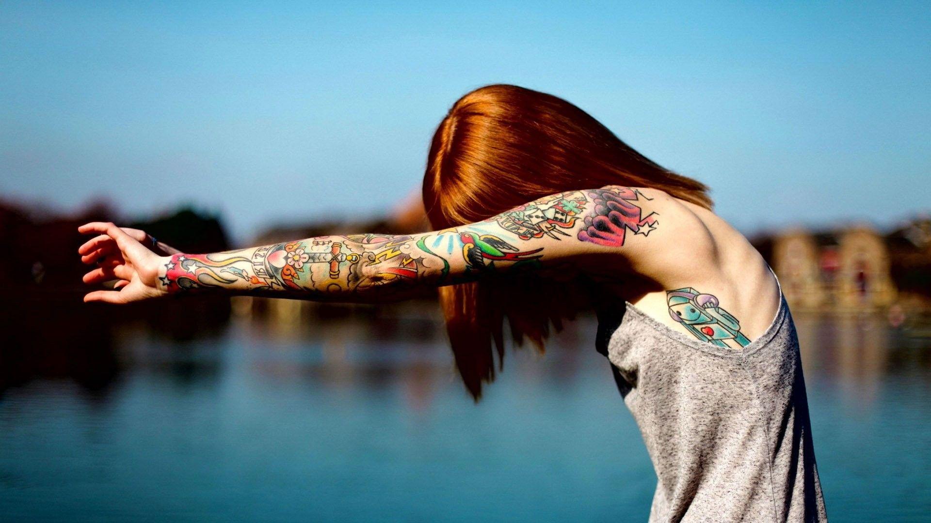 Tattoo Girl Wallpapers Top Free Tattoo Girl Backgrounds Wallpaperaccess