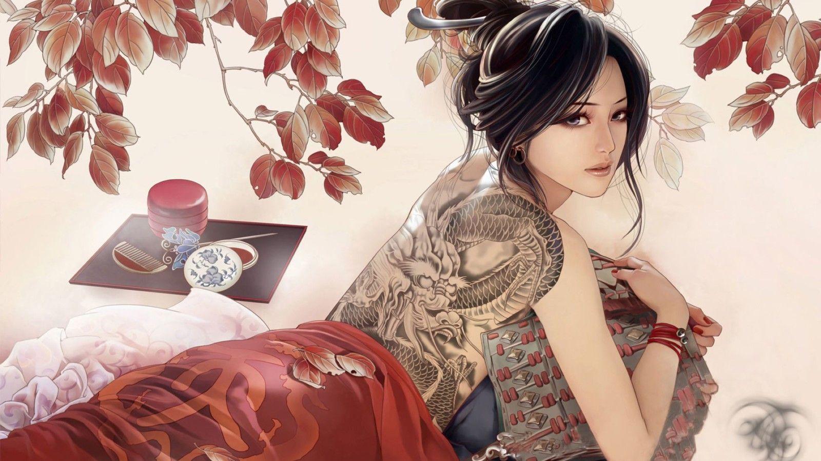 Tattoo Girl Wallpapers Top Free Tattoo Girl Backgrounds Wallpaperaccess