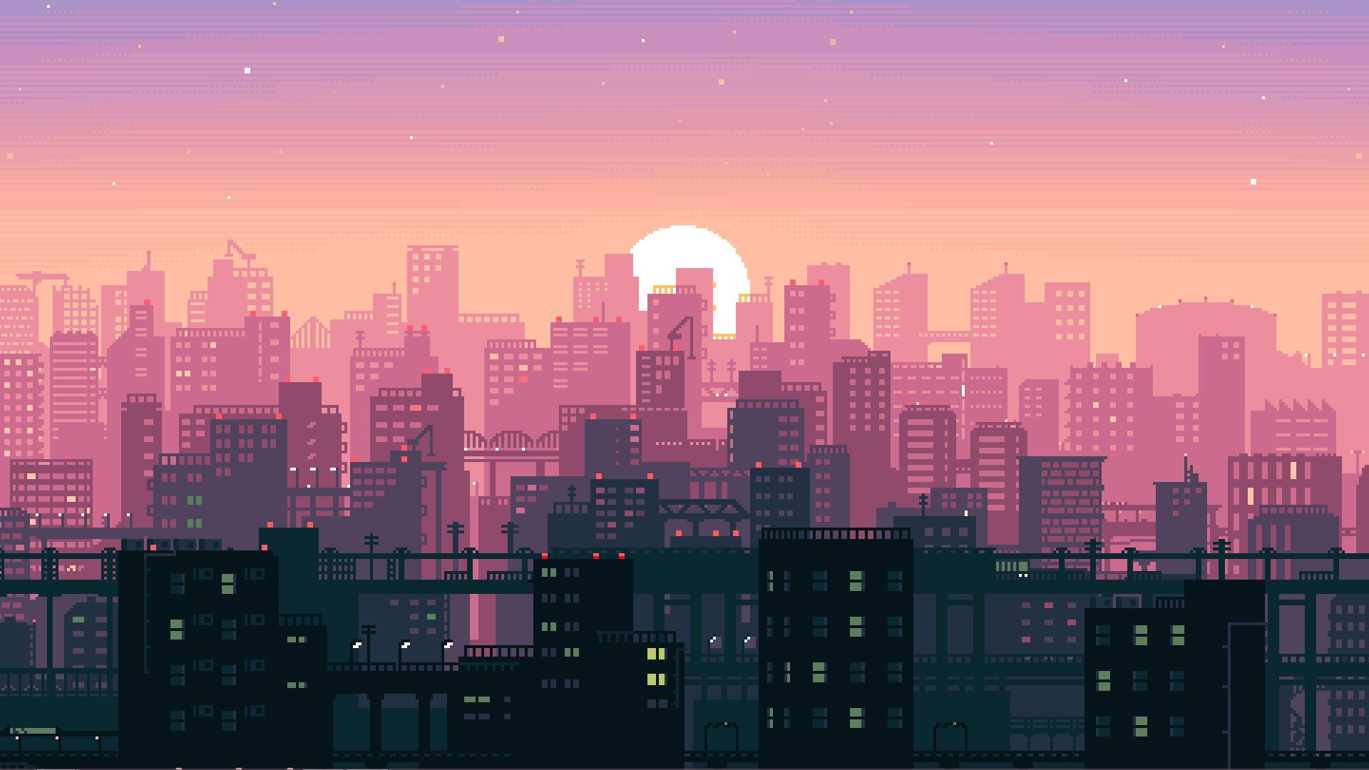 You spend a lot of your life working, so what could be worse than doing it in a city where most of the e. 8 Bit City Wallpapers Top Free 8 Bit City Backgrounds Wallpaperaccess