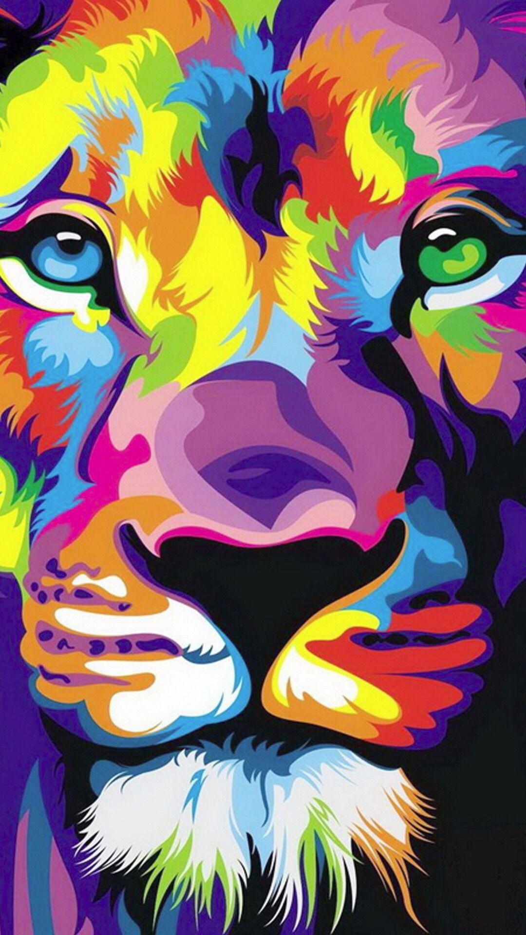 Trippy Lion Wallpapers Top Free Trippy Lion Backgrounds Wallpaperaccess
