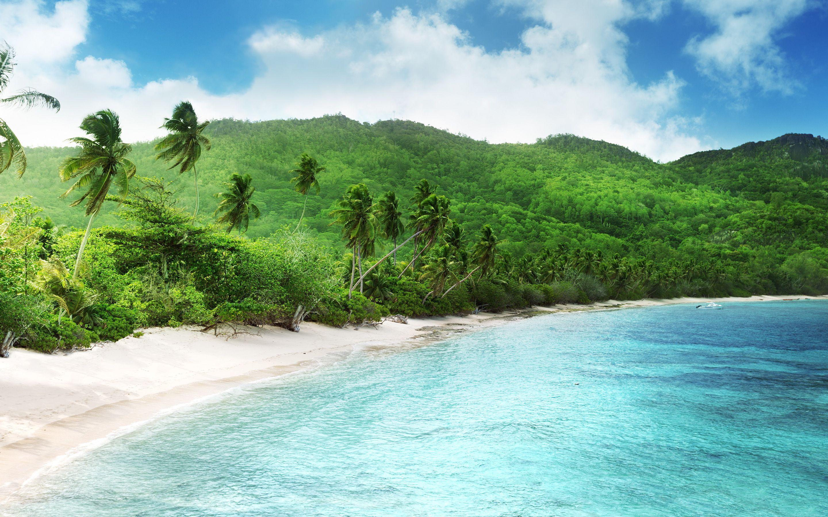 Tropical beach landscape wallpapers