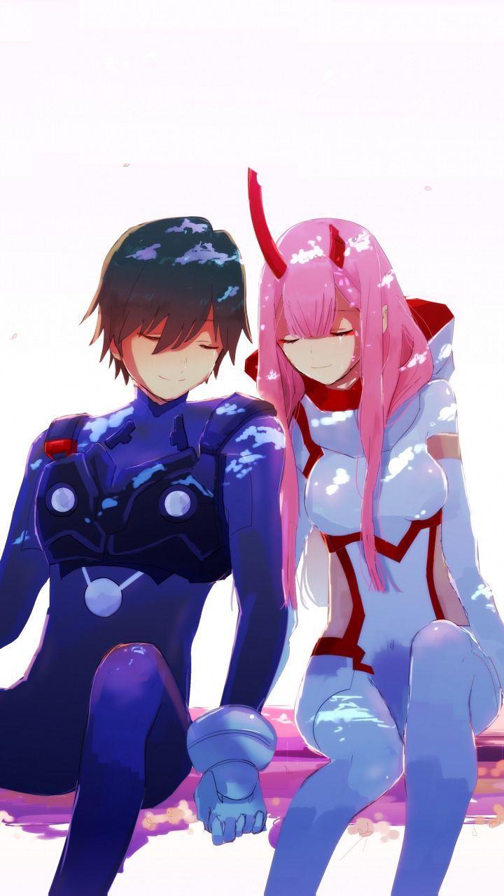 Hiro And Zero Two Wallpapers Top Free Hiro And Zero Two Backgrounds Wallpaperaccess