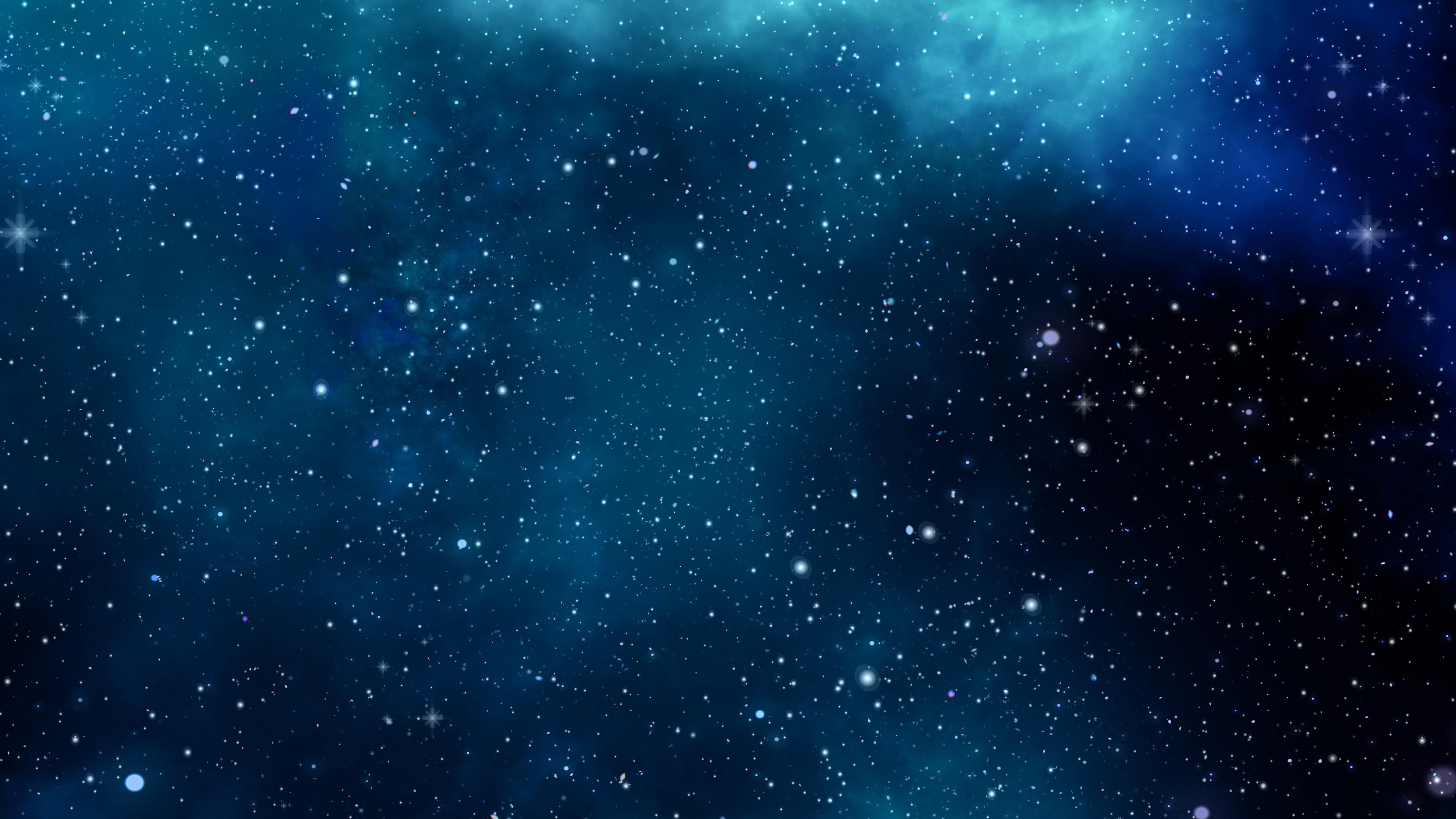 Blue space stars wallpapers