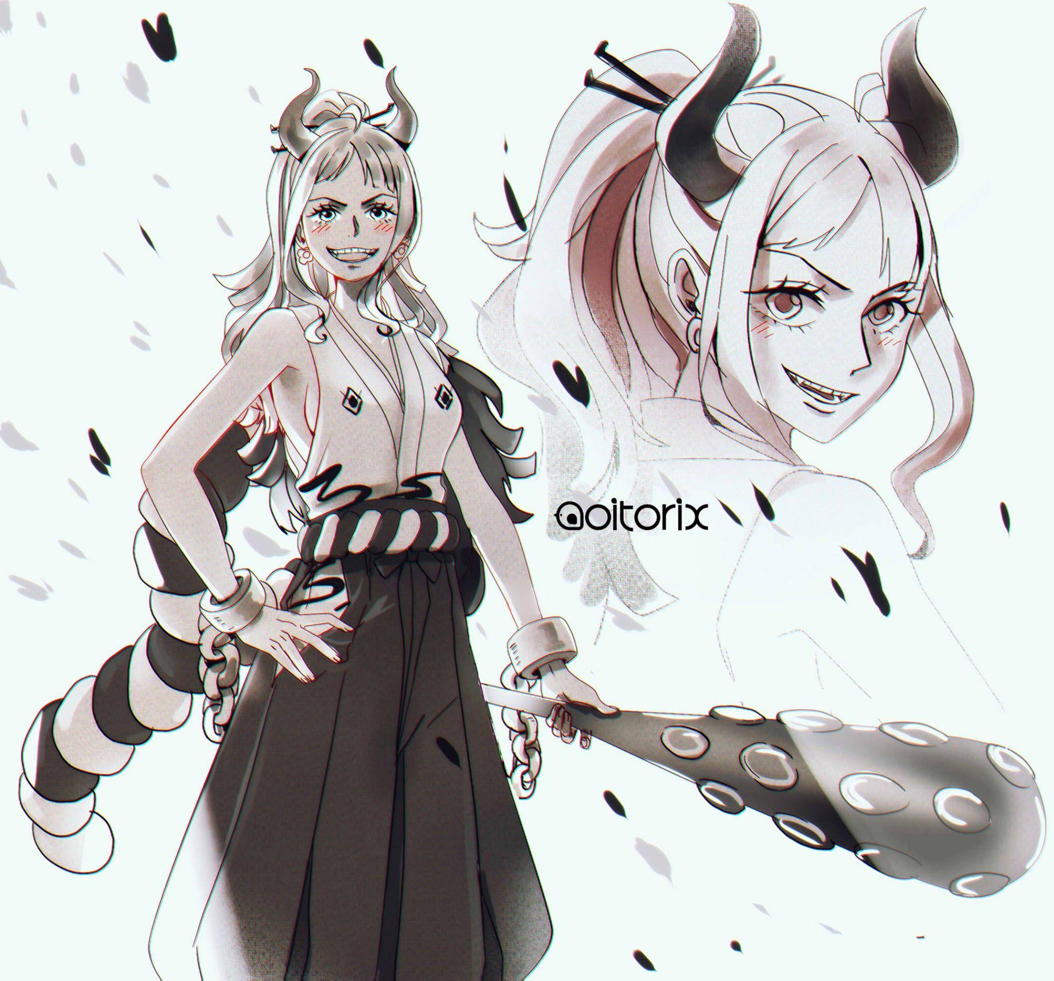 Yamato One Piece Wallpapers Top Free Yamato One Piece Backgrounds Wallpaperaccess