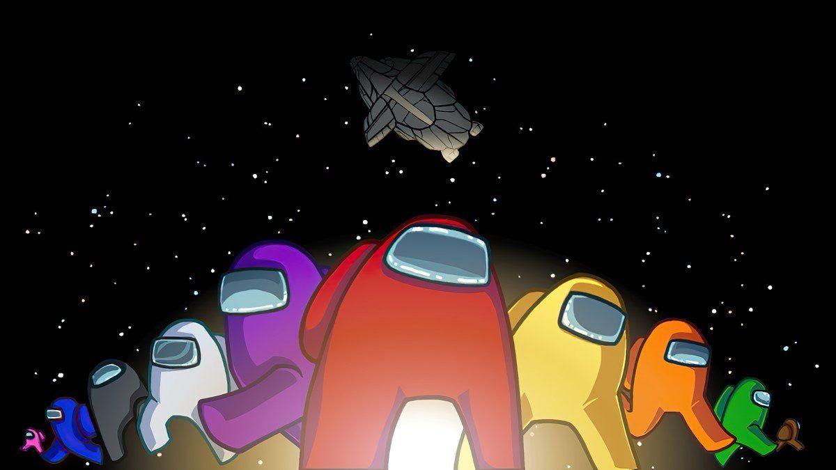 Among Us Black Wallpapers Top Free Among Us Black Backgrounds Wallpaperaccess