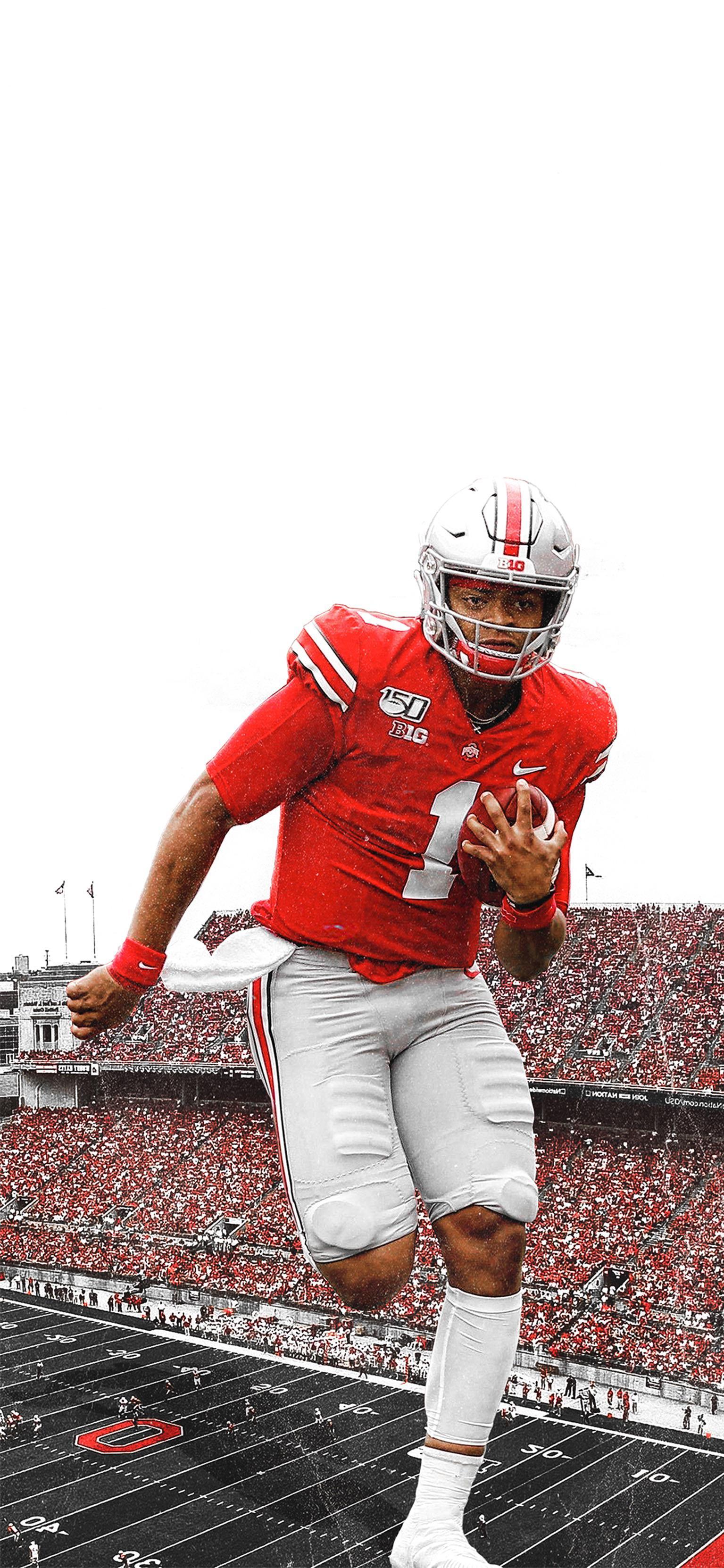 Ohio State Football Wallpaper Iphone - Justin Fields Wallpapers Top Free Justin Fields Backgrounds Wallpaperaccess