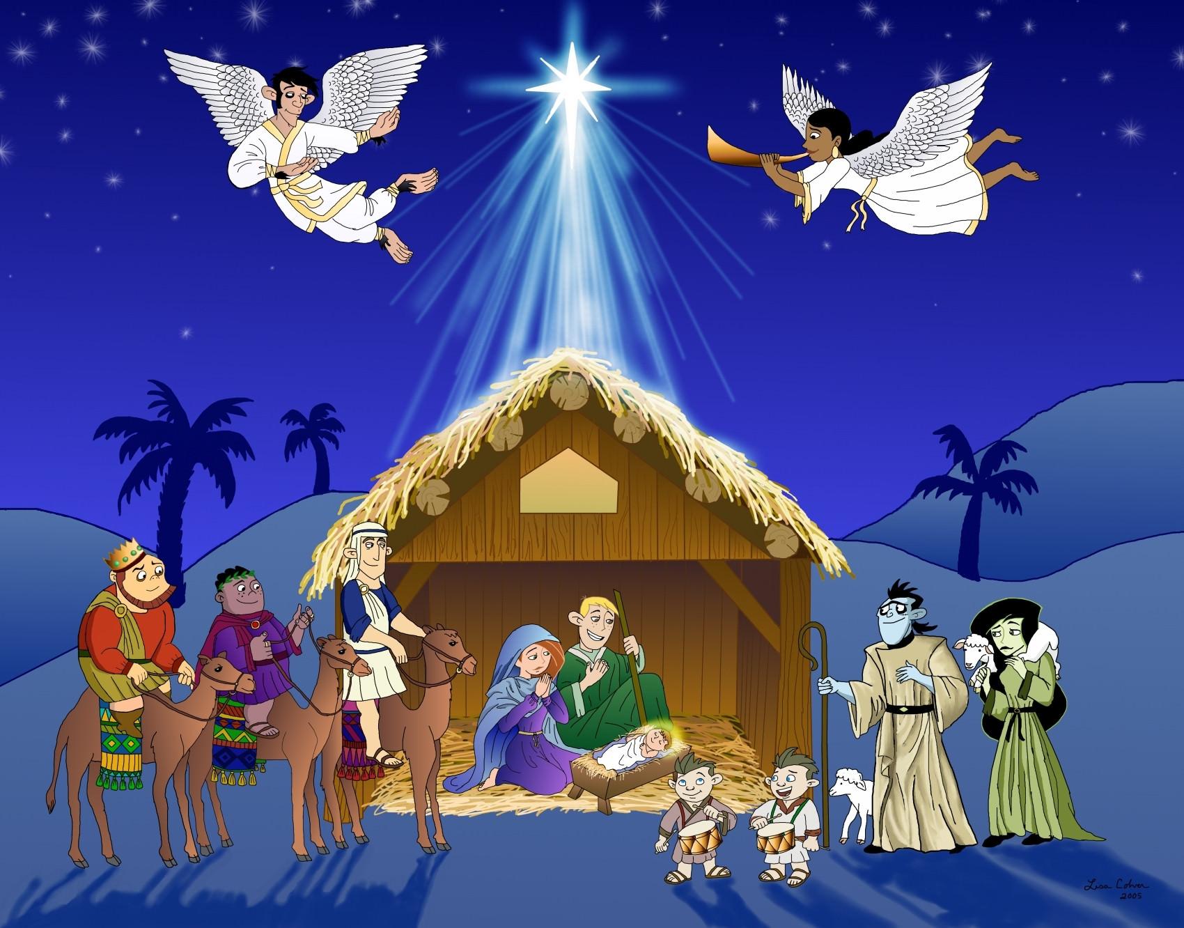 Christian christmas nativity wallpapers