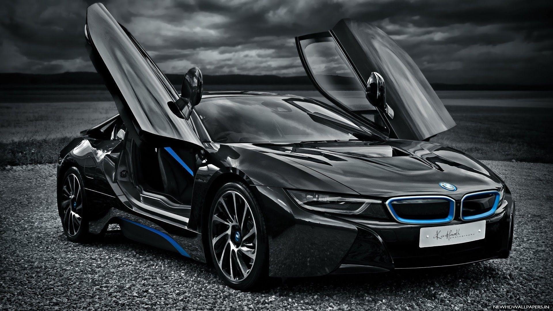 Black bmw i8 wallpapers