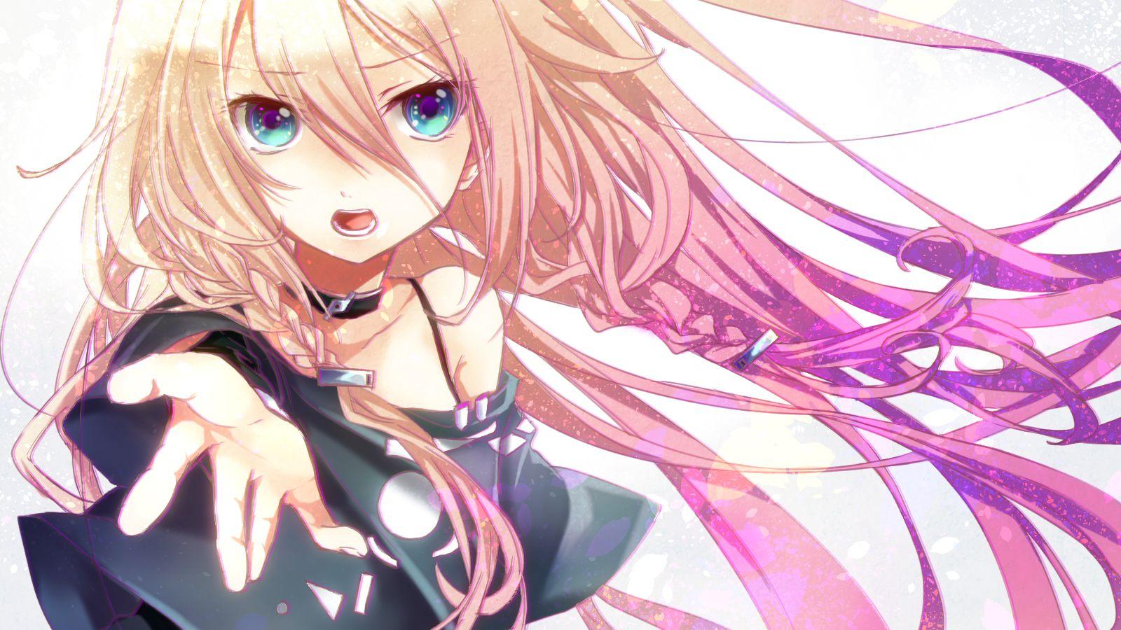 Ia braid long hair pantyhose skirt sunrise. Vocaloid Ia Wallpapers Top Free Vocaloid Ia Backgrounds Wallpaperaccess