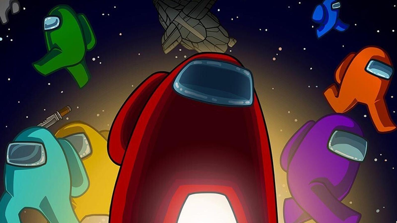 Yellow Among Us Wallpapers Top Free Yellow Among Us Backgrounds Wallpaperaccess