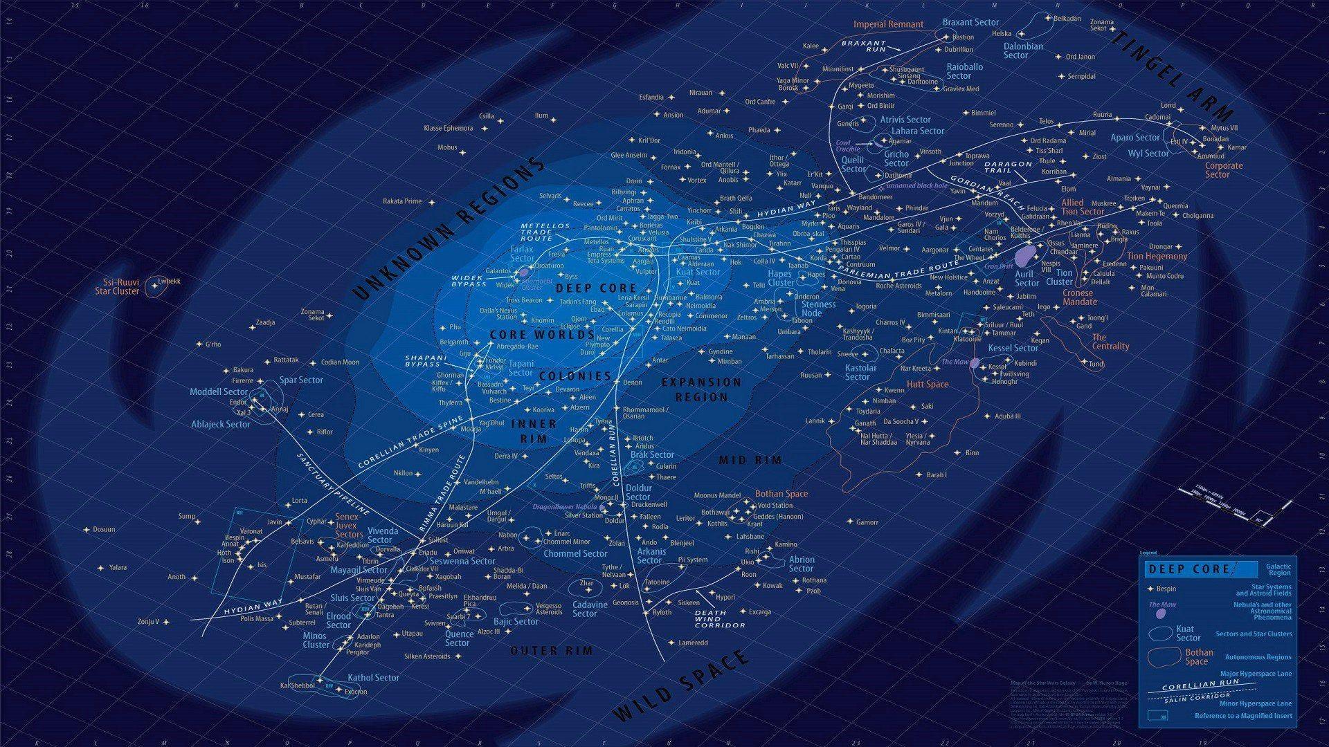 Stars Wars Galaxy Map High Definition Stars Wars Universe FSQRD 4920367 