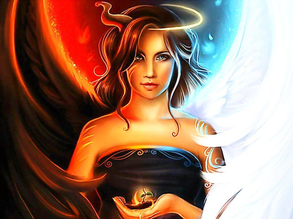 half angel half demon wallpapers top free half angel on half demon half angel drawing wallpapers