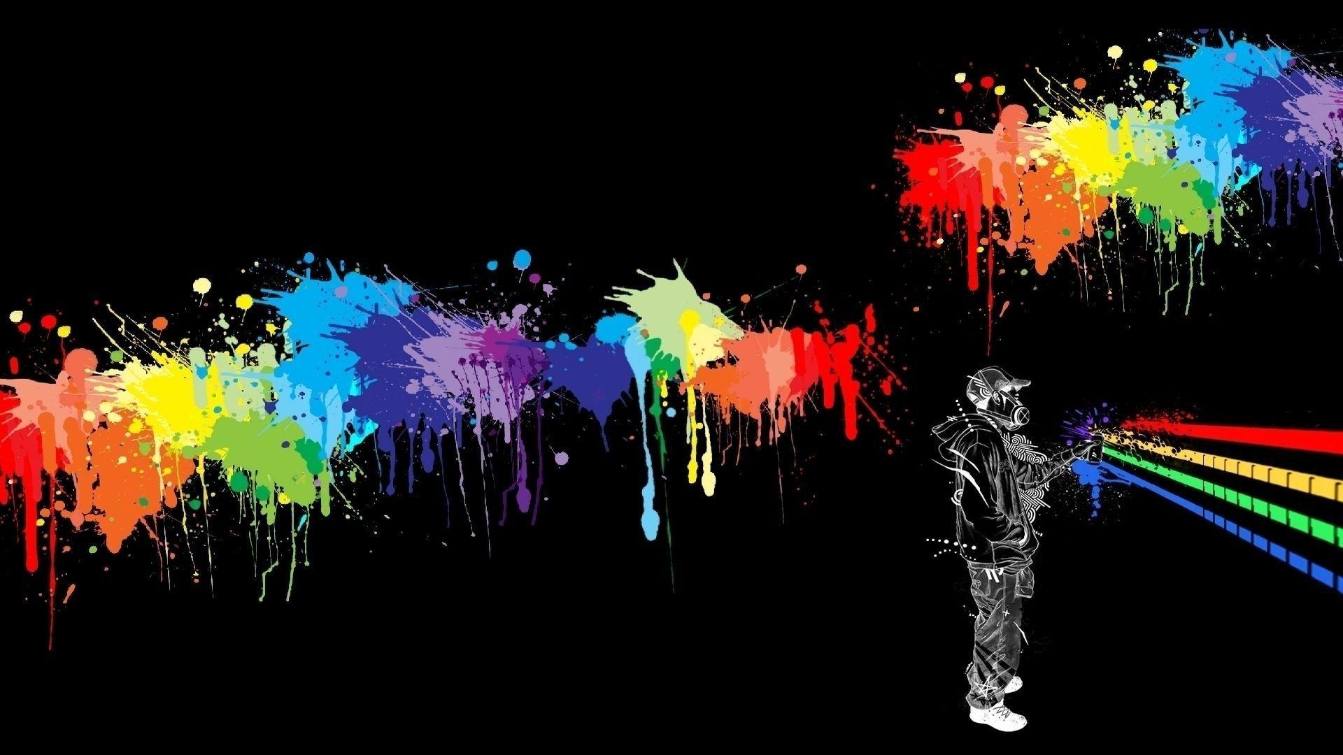 Rainbow Graffiti Wallpapers Top Free Rainbow Graffiti Backgrounds Wallpaperaccess