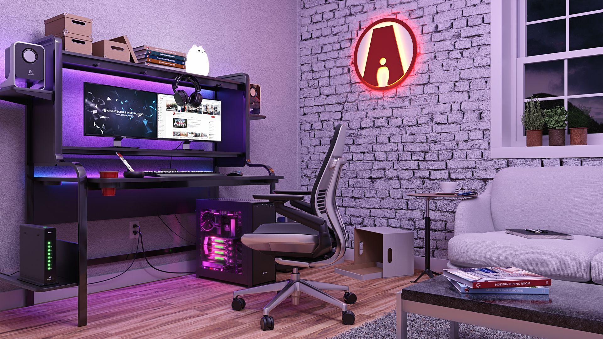 Gamer Room Wallpapers Top Free Gamer Room Backgrounds 5872536 