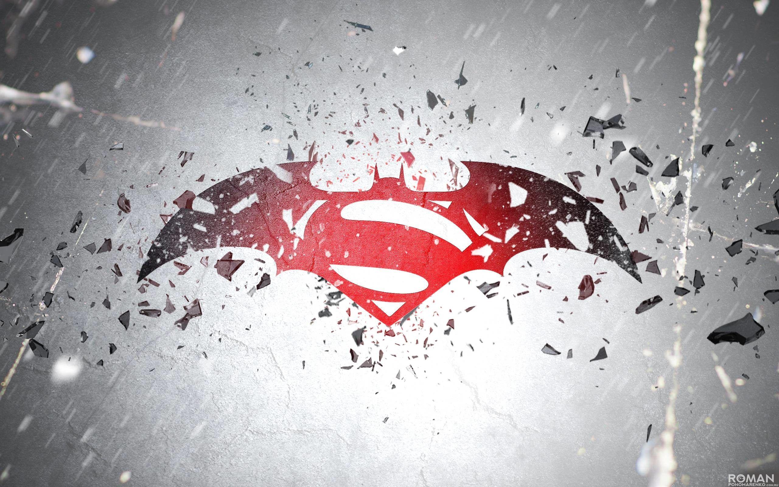 Batman Superman Logo Wallpapers Top Free Batman Superman Logo Backgrounds Wallpaperaccess