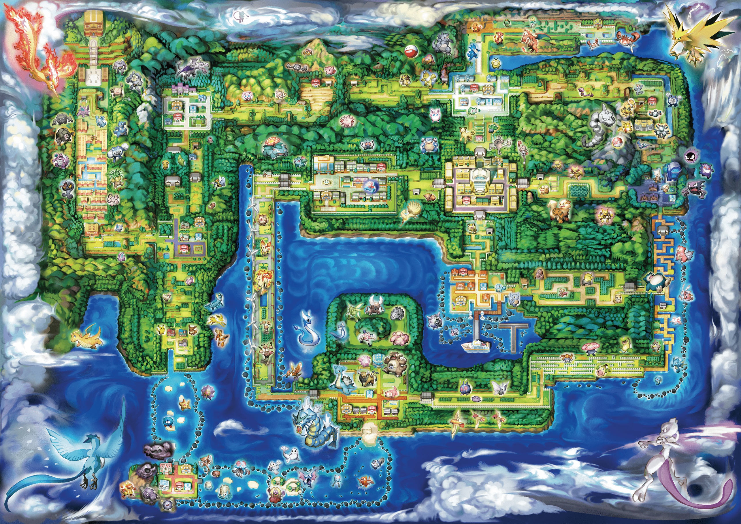 Pokemon Emerald World Map 6239361 