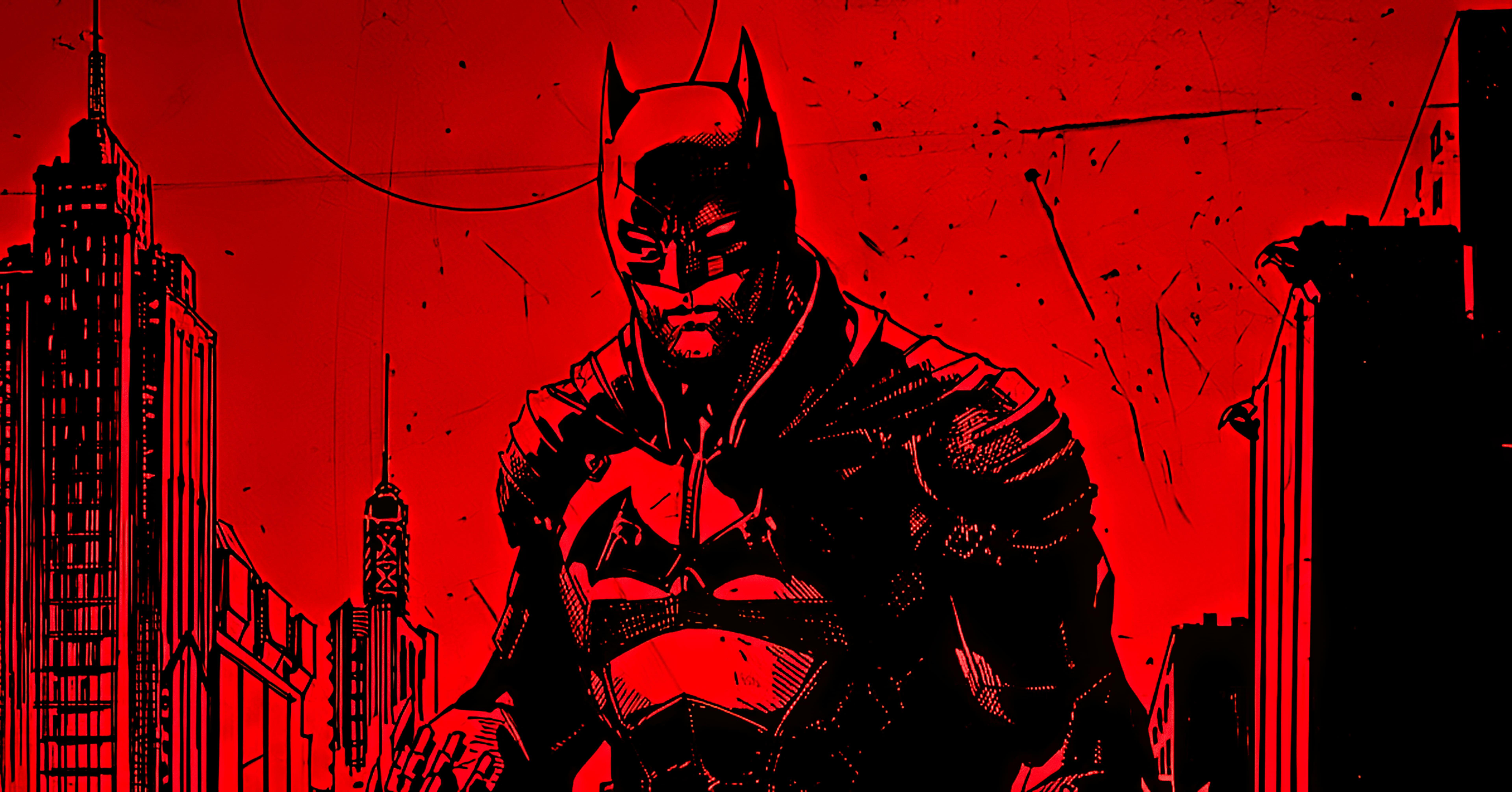 This poster features pattinson in the batman outfit in red background layered with fog. The Batman 2022 Wallpapers Top Free The Batman 2022 Backgrounds Wallpaperaccess